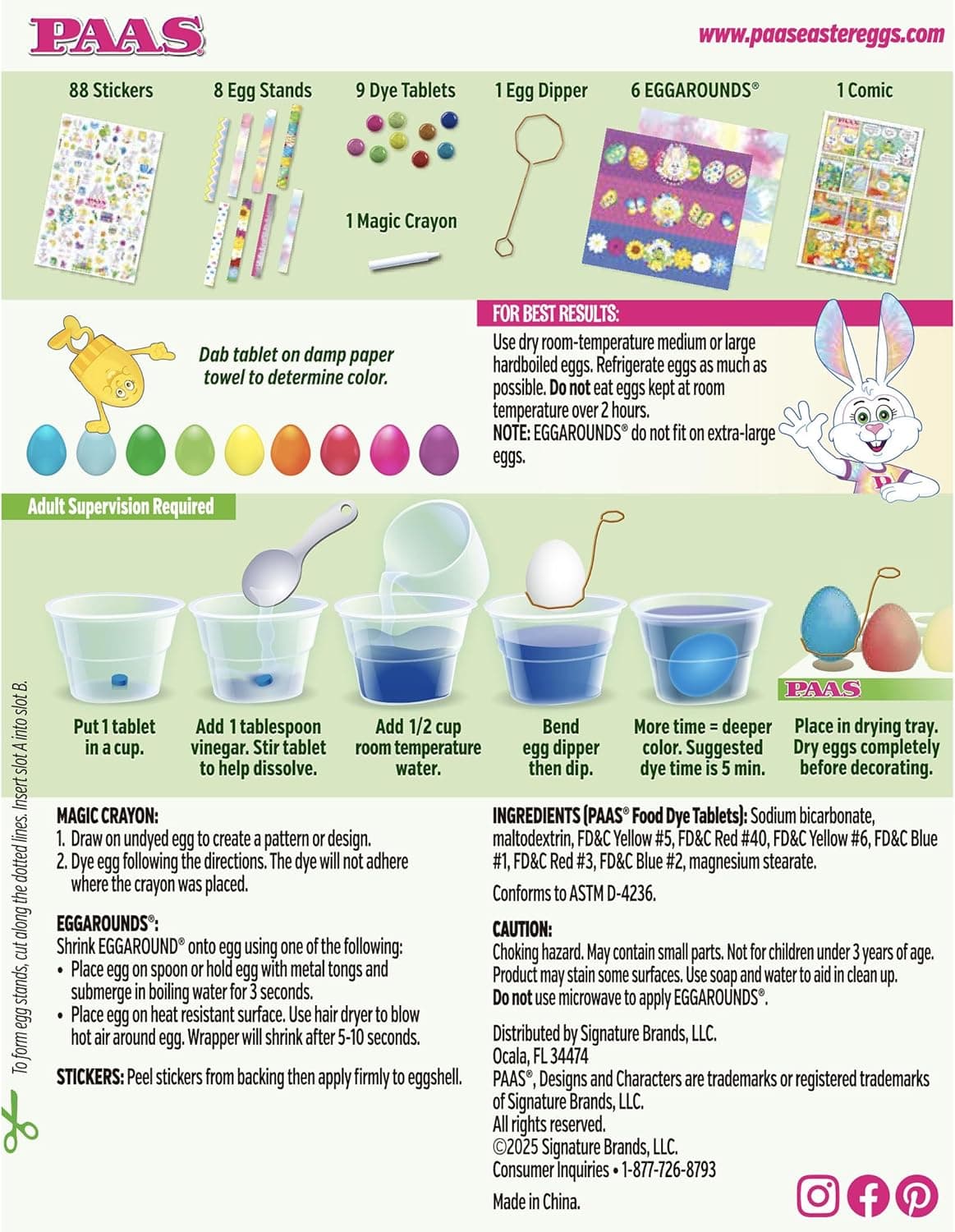 PAAS Deluxe Easter Egg Decorating Kit - America thumbnail 2