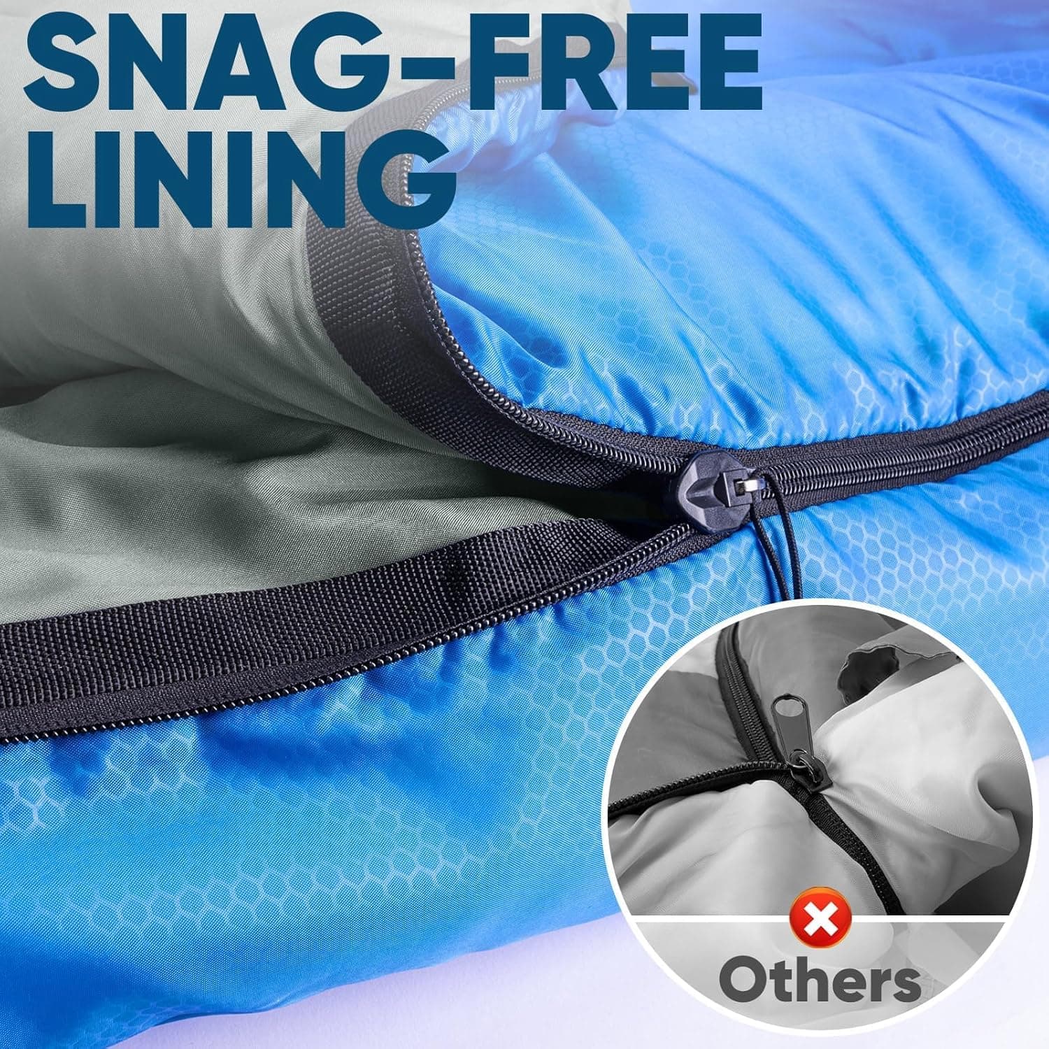 PTEROMY Lightweight Sleeping Bag for Adults thumbnail 3