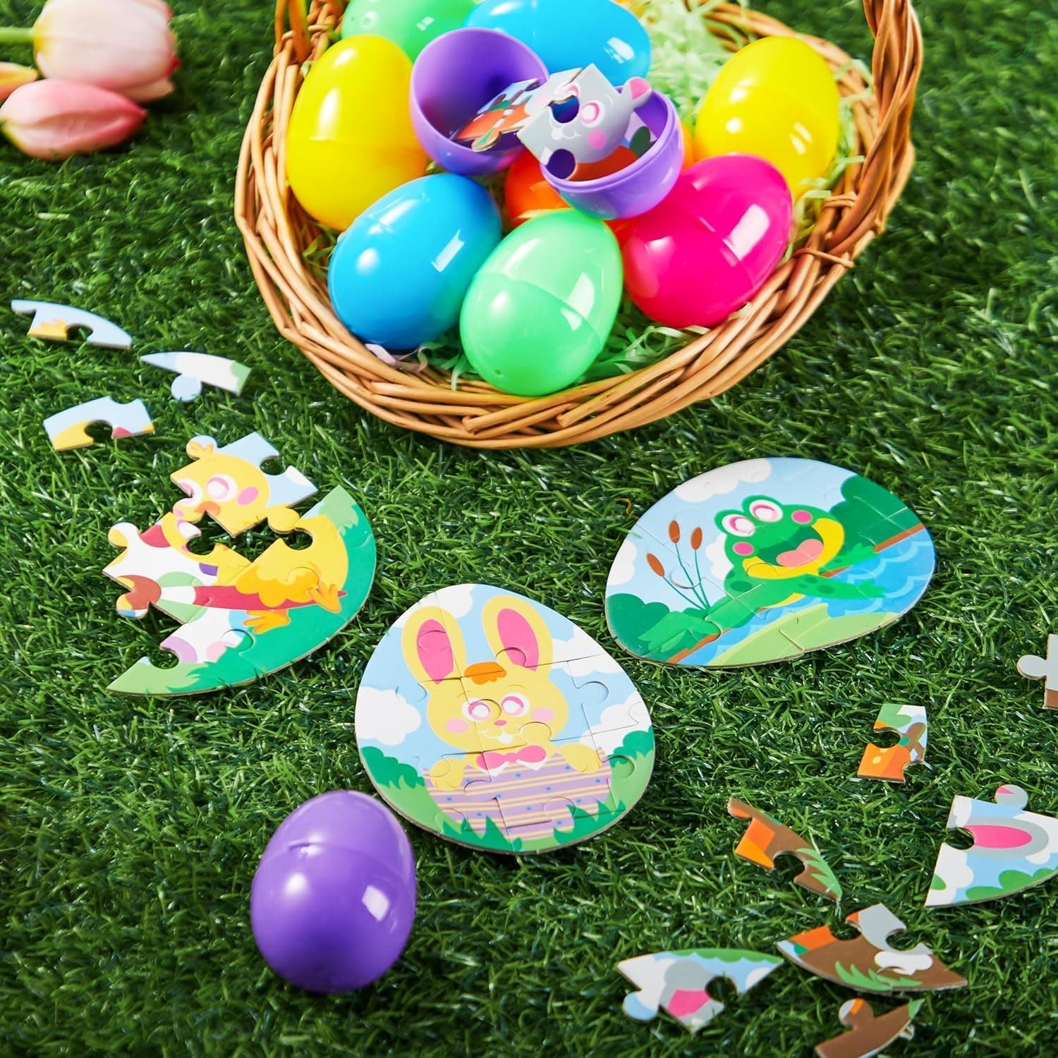 JOYIN 12 Piece Easter Eggs Jigsaw Puzzle Set thumbnail 5