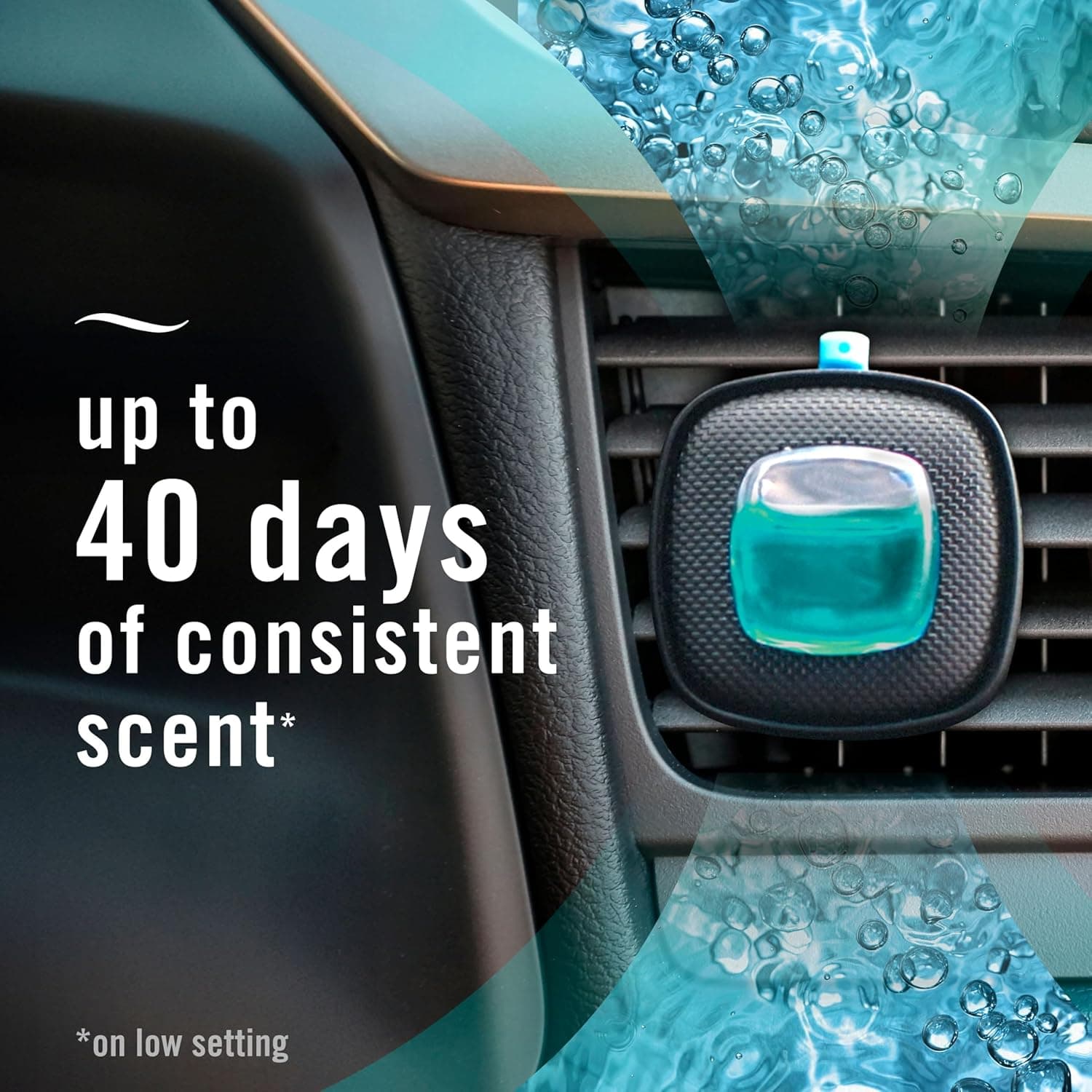 Febreze Car Air Freshener Vent Clips - Unstopables Fresh Scent (4 Count) thumbnail 5