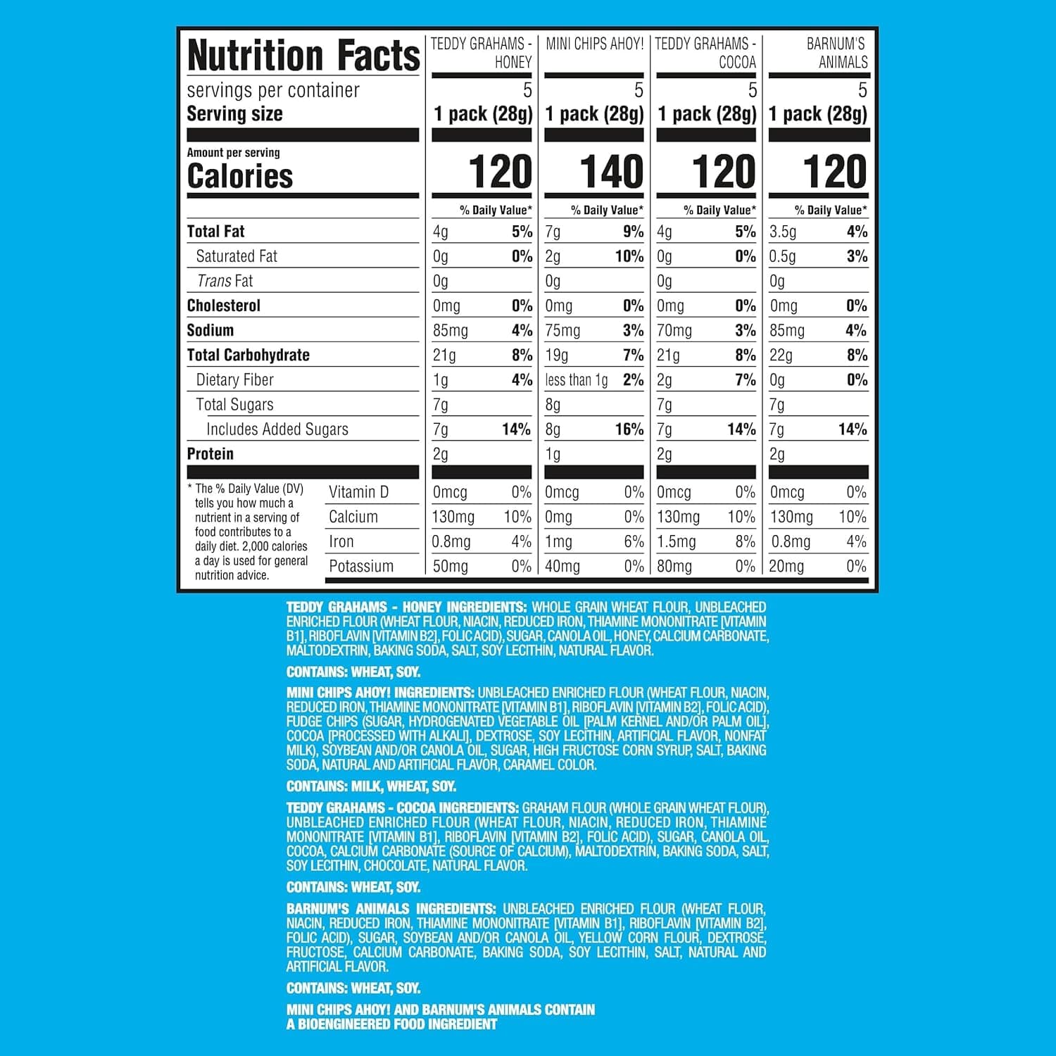 Nabisco Fun Shapes Variety Pack thumbnail 2