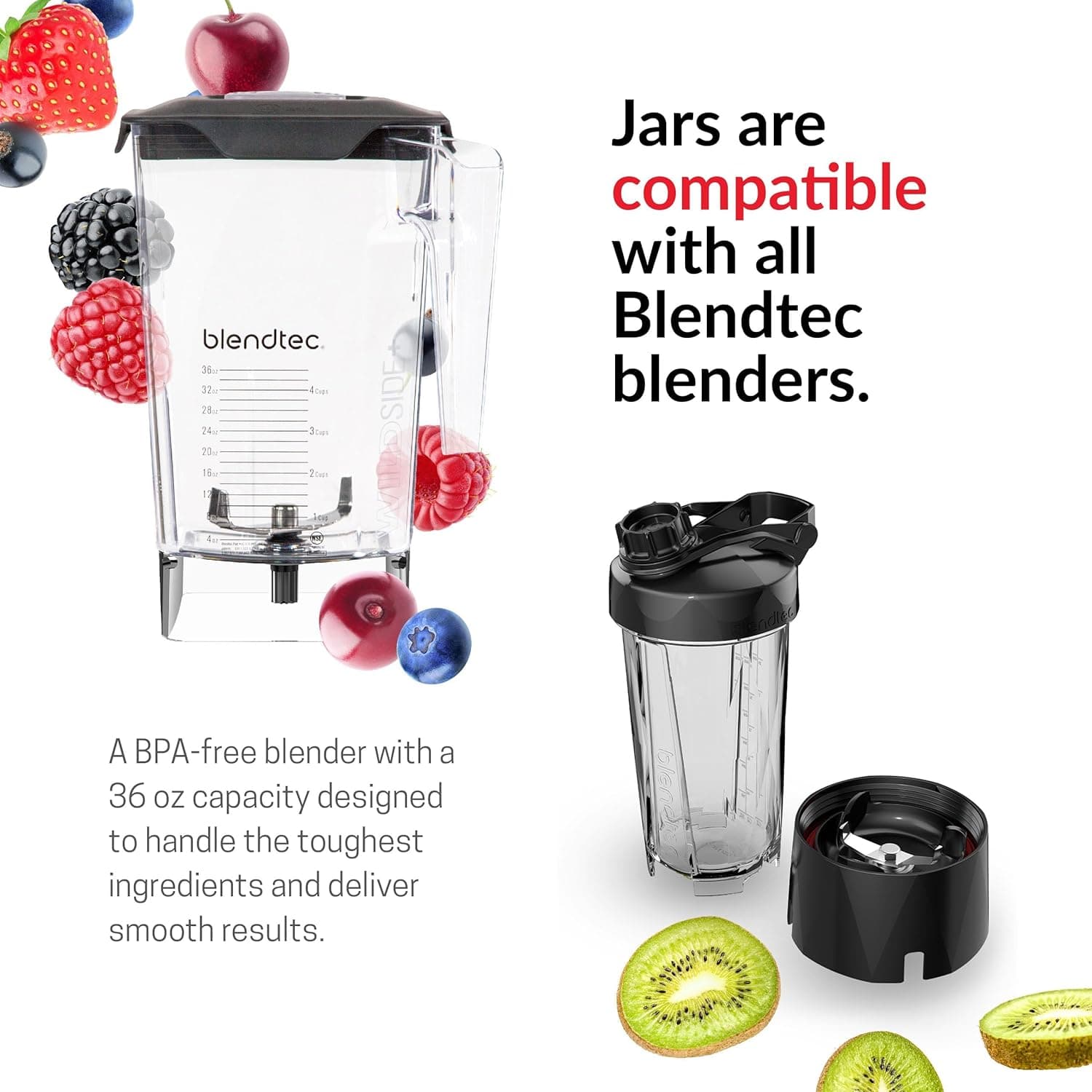 Blendtec Original Designer Series Blender with 90 Oz WildSide+ Jar thumbnail 3