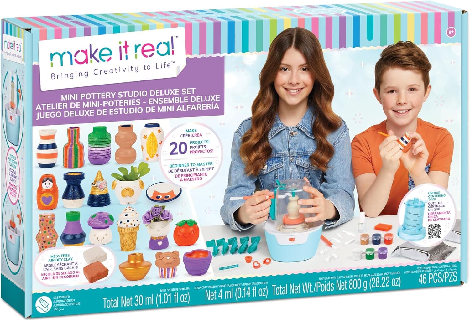 Make It Real: Mini Pottery Studio Deluxe Set image 1
