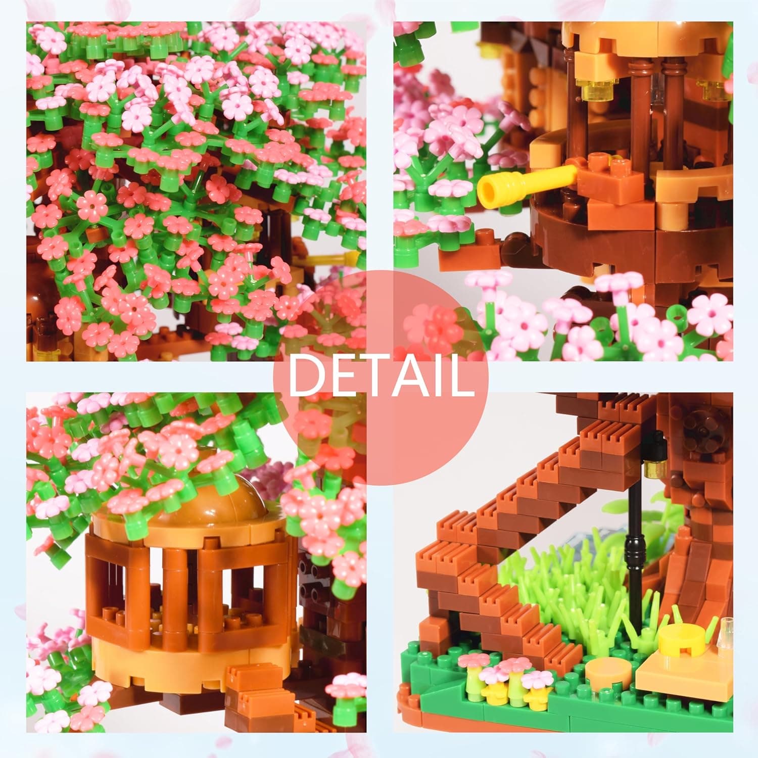 Kurimiaro Cherry Blossom Tree Building Block Set thumbnail 3