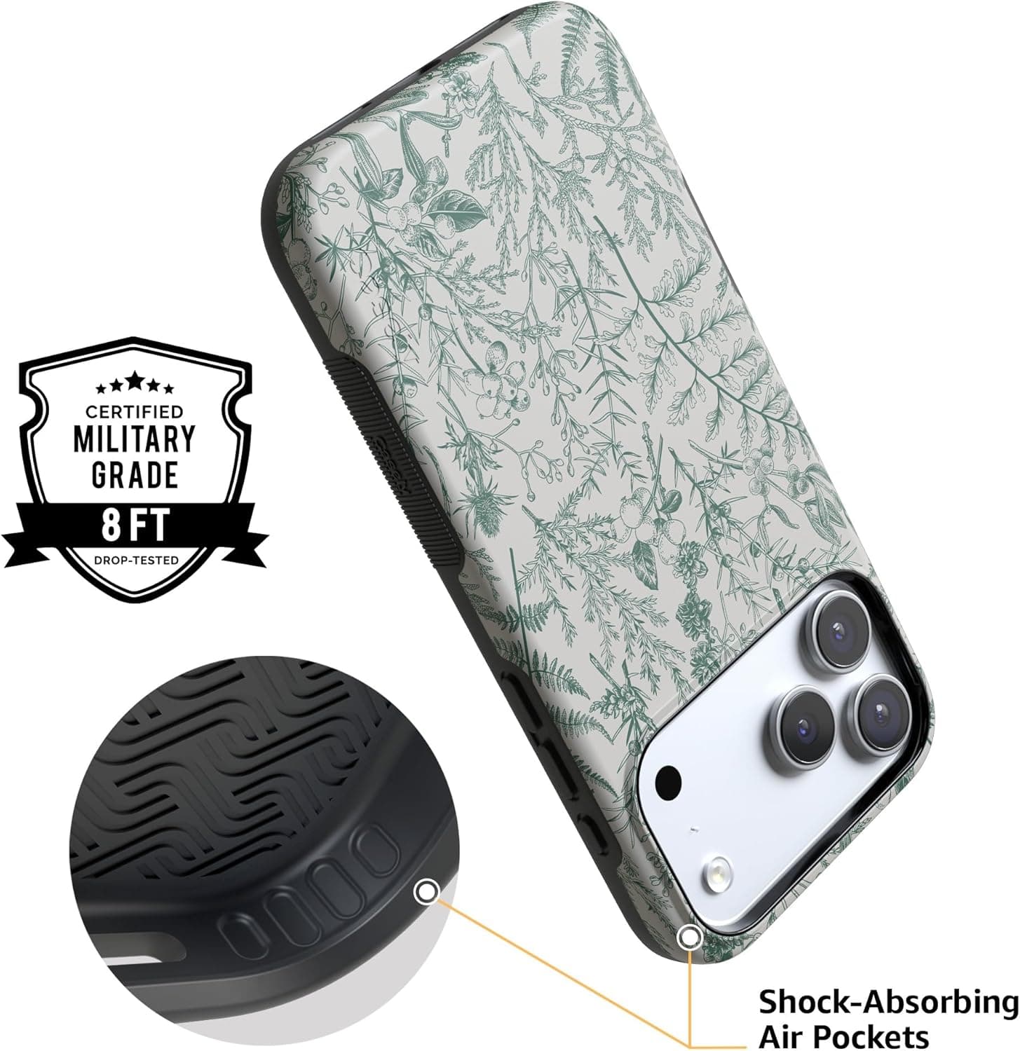 Casely iPhone 17 Pro Case - Sage Garden thumbnail 4