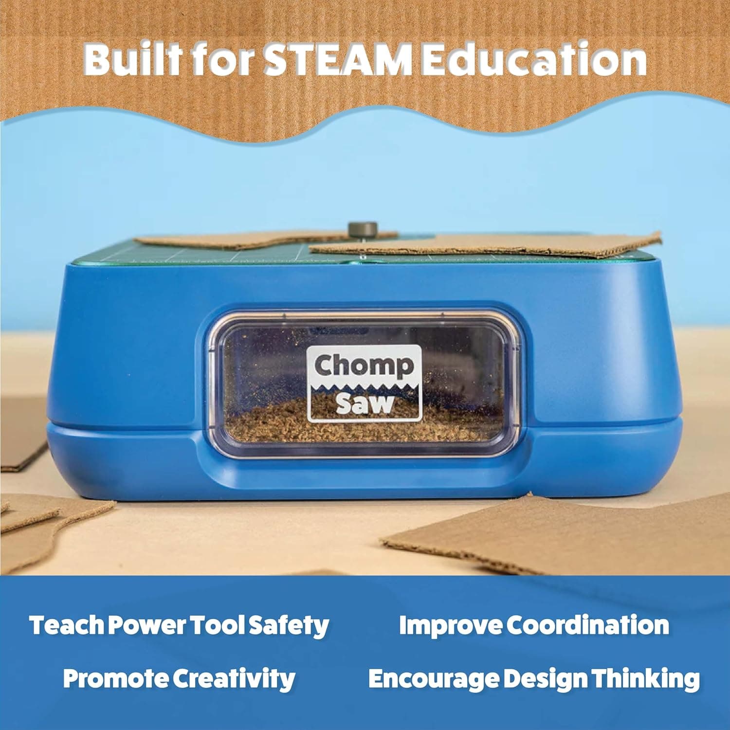 ChompSaw - Kid-Safe Power Tool for Cutting Cardboard thumbnail 2