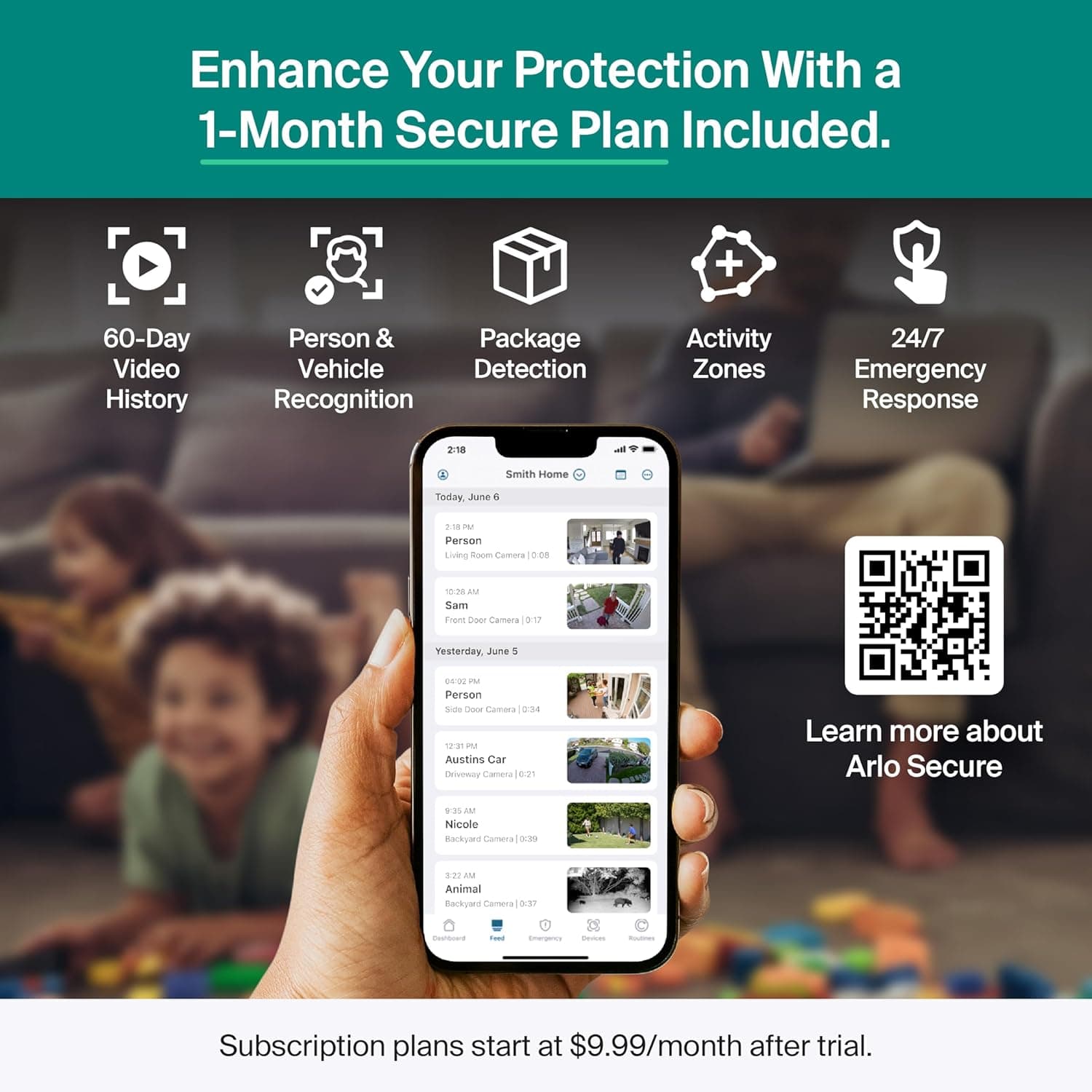 Arlo Essential Security Camera Wireless Outdoor 2K (3rd Gen) thumbnail 4