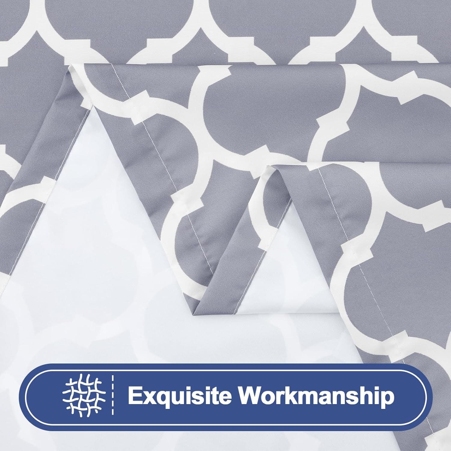 Smiry Picnic Table Cover with Bench Covers, Waterproof Elastic Fitted Tablecloth for 6 Foot Tables, Washable Polyester Tablecloths for Camping, Indoor &amp; Outdoor (Grey, 30x72 Inch 3-pc Set) : Patio, Lawn &amp; Garden thumbnail 4