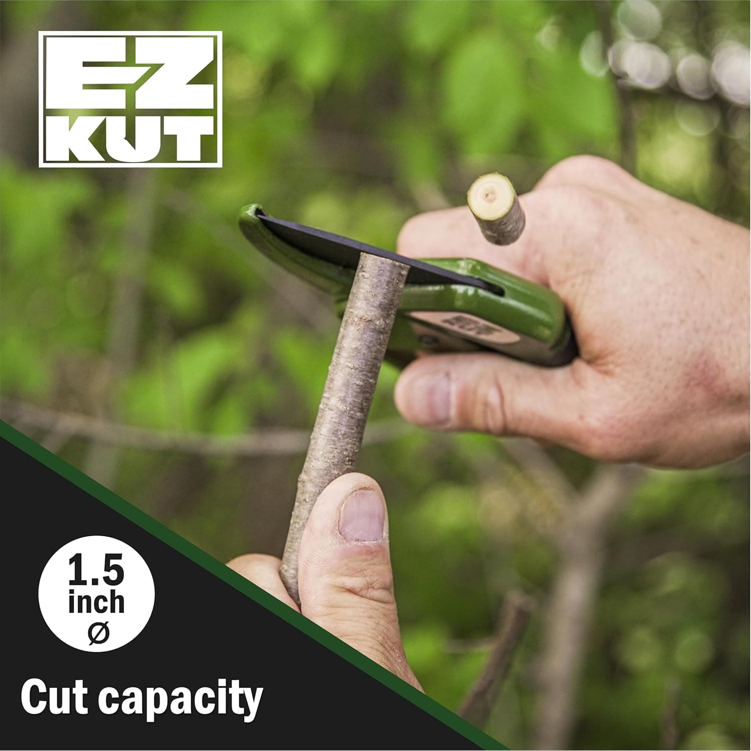 EZ Kut Heavy Duty Pruning Shears with Ratcheting Action thumbnail 4