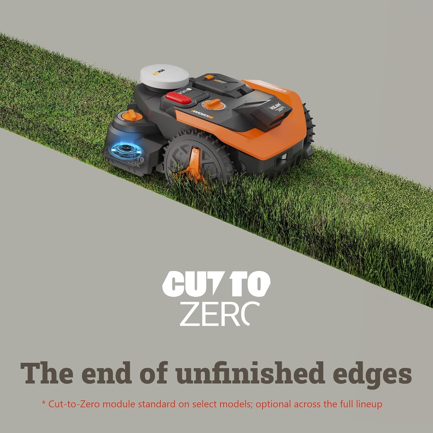 WORX Landroid Vision Cloud Robot Lawn Mower, No Perimeter Wire Robot Mower for 1/4 Acre, AI Obstacle Avoidance and RTK Cloud Navigation, 30% Slope, Auto Mapping, App Control, WR310 : Everything Else thumbnail 2