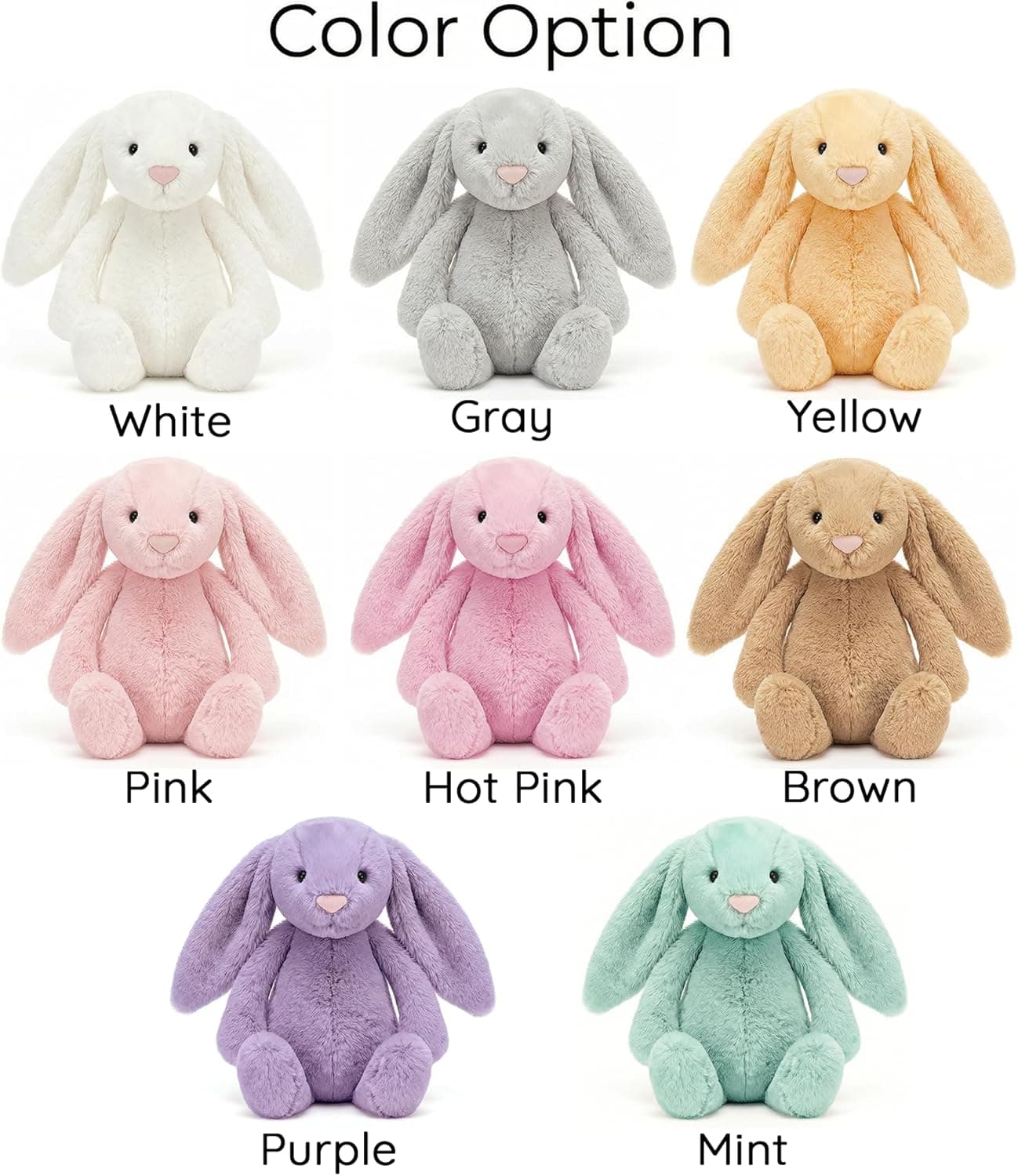 Extous Personalized Easter Bunny Plush with Baby thumbnail 2