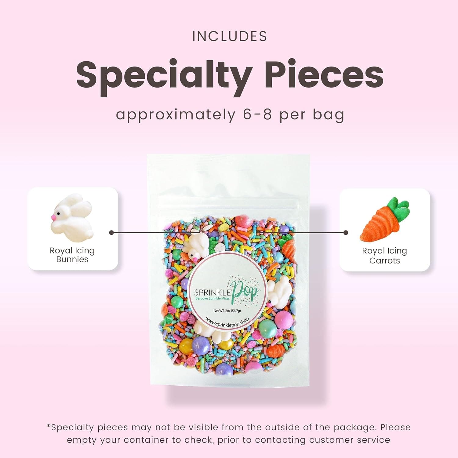 Sprinkle Pop Egg Hunt Sprinkle Mix - Easter Baking Decorations thumbnail 2