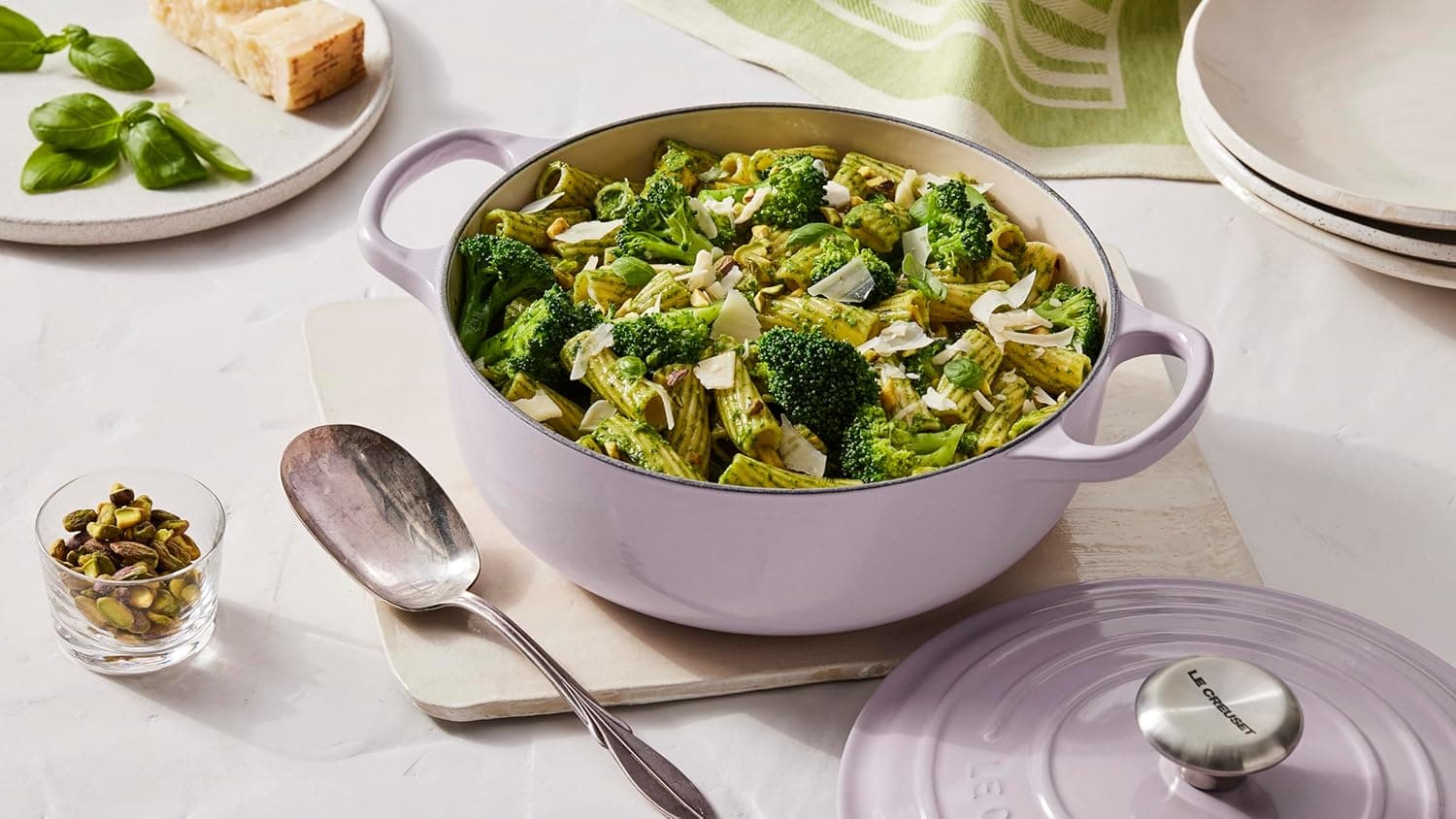 Le Creuset Enameled Cast Iron Signature Round Sauteuse, 3.5qt., Shallot thumbnail 5