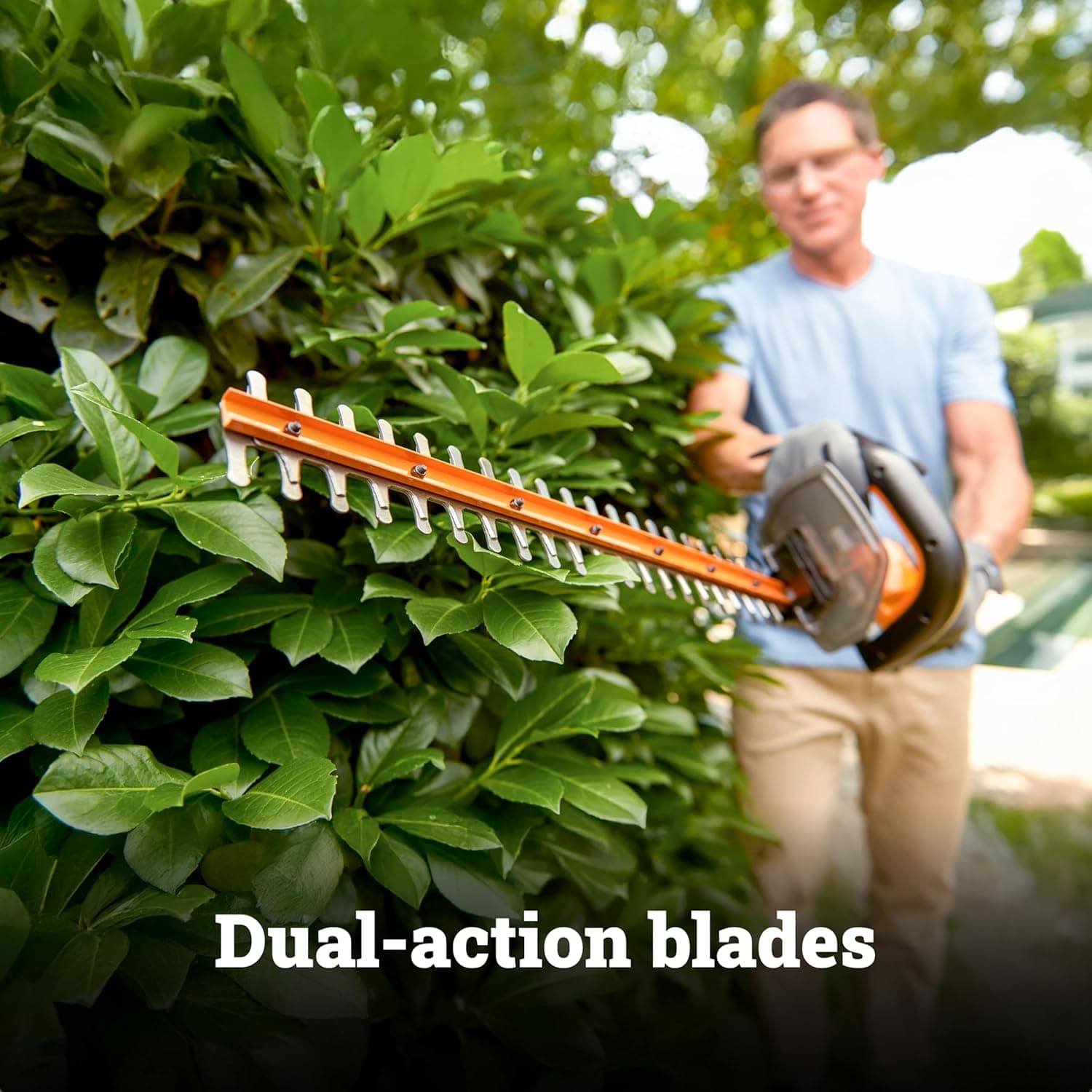WORX 22" Cordless Hedge Trimmer WG261 thumbnail 4