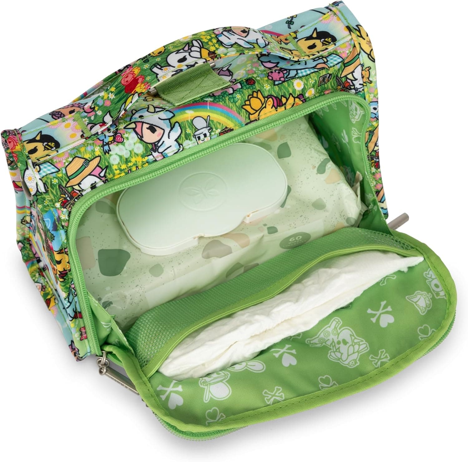 JuJuBe Tokidoki Crossbody to Backpack Convertible Purse, Small Messenger Bag with Adjustable Strap, Mini Handbag w/Multi Pockets : Clothing, Shoes &amp; Jewelry thumbnail 5