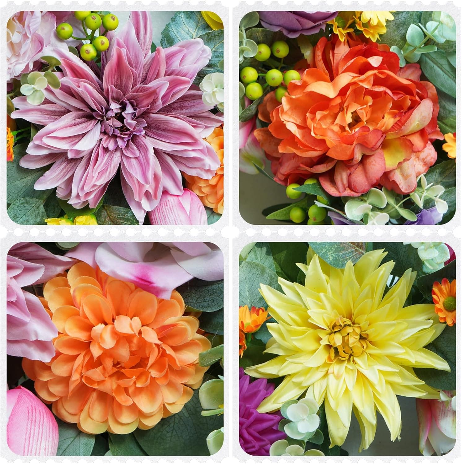 Rimalo 24 Inch Spring Wreaths for Front Door thumbnail 4