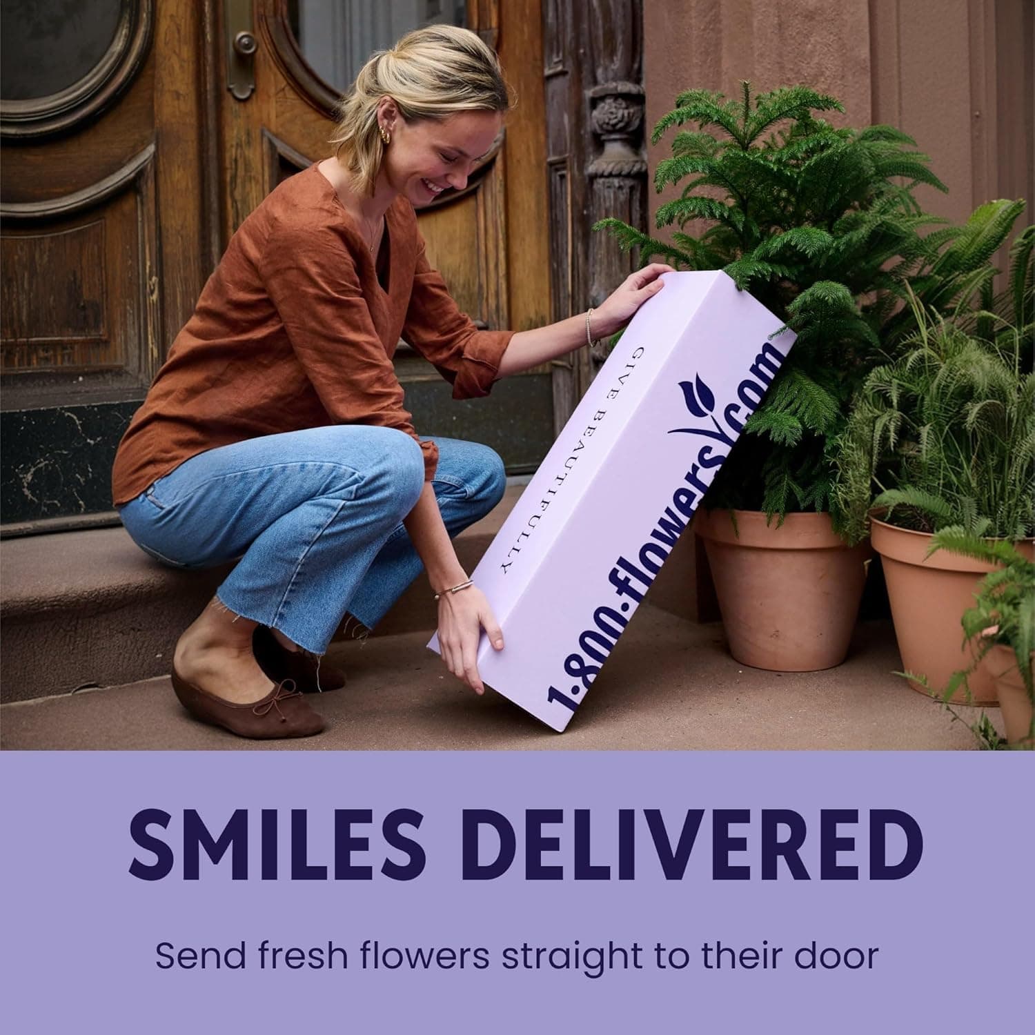 1800 Flowers – 12 Stem Red Roses Bouquet thumbnail 5