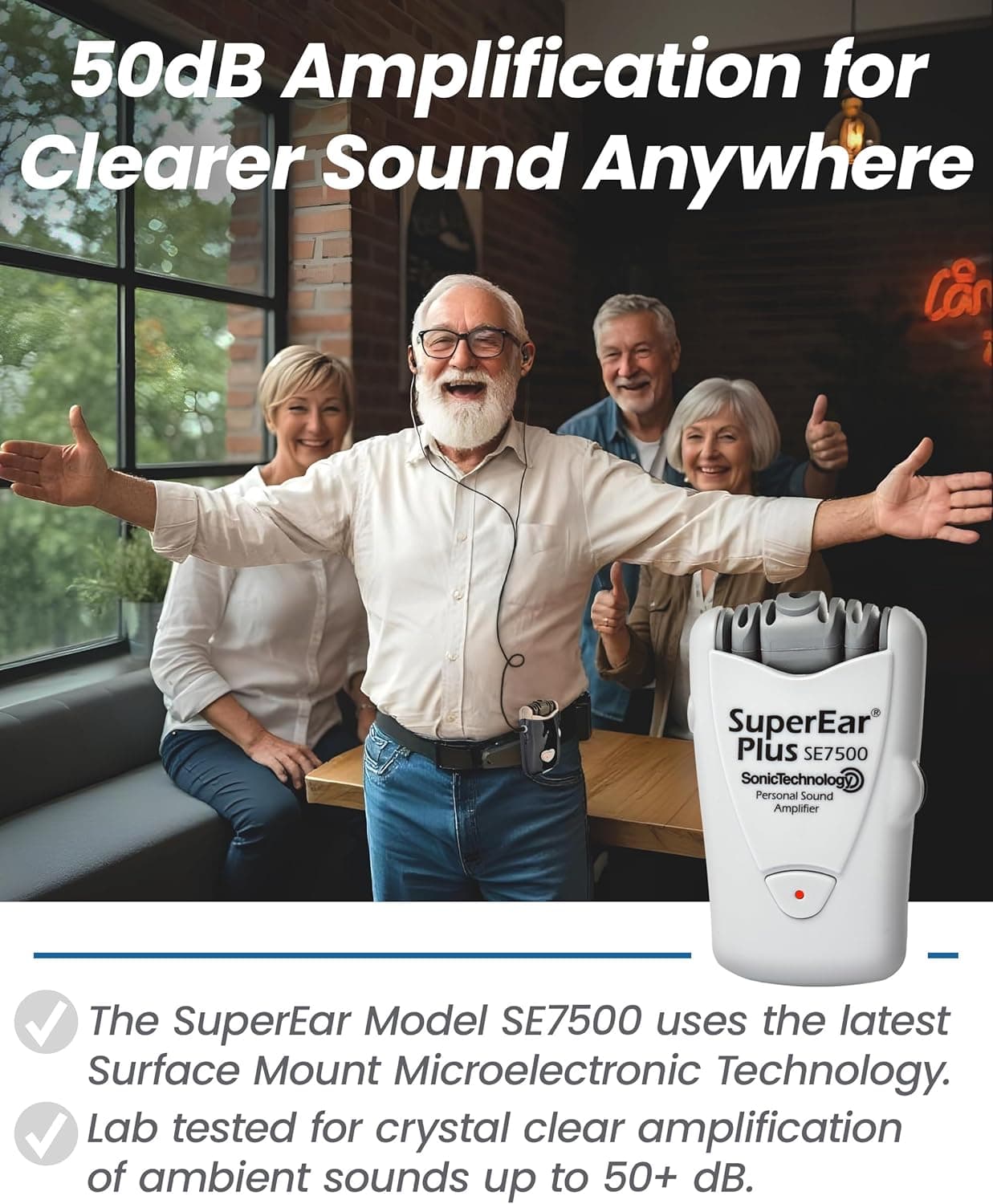 SuperEar Model SE7500 Personal Sound Amplifier thumbnail 5