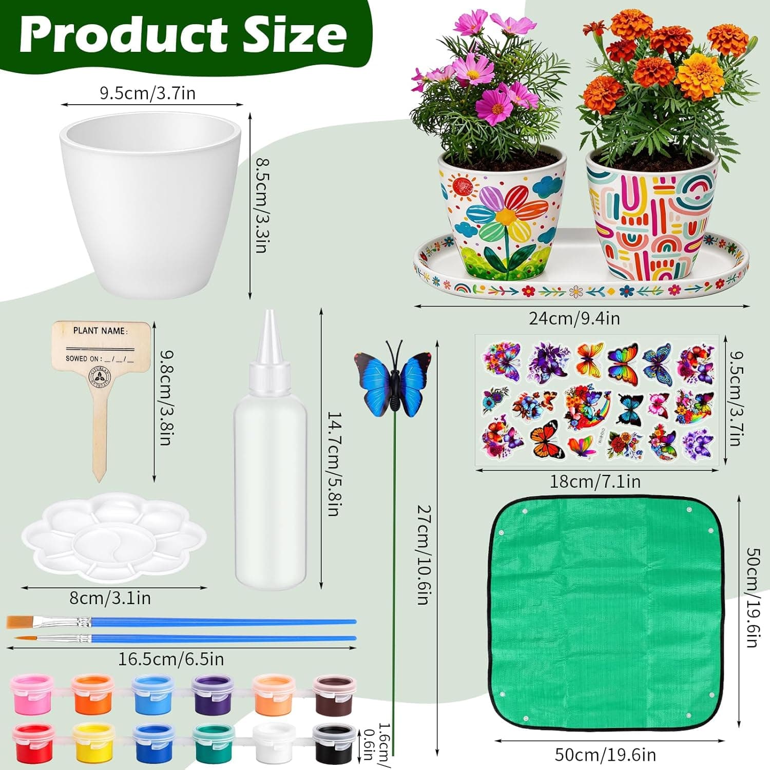 Hysagtek Paint & Plant Flower Growing Kit thumbnail 5