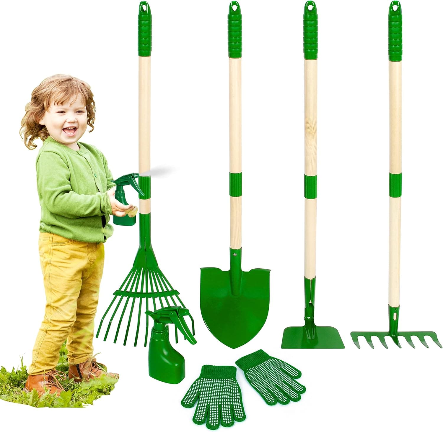 Duckura Kids Gardening Tools Set - 7 Piece Set image 1