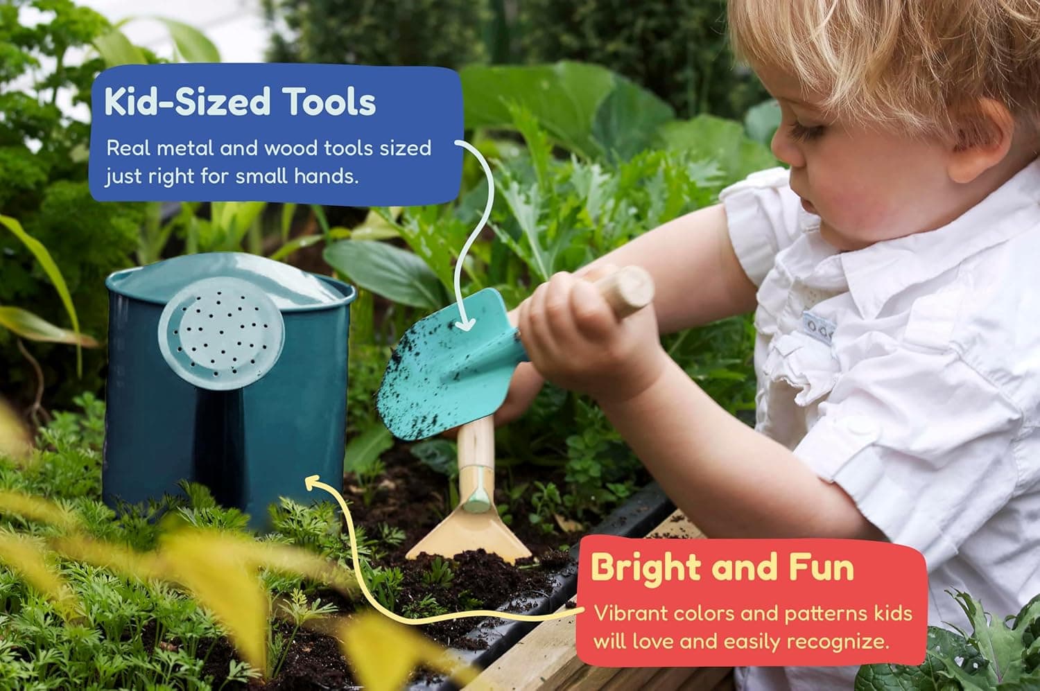 Kinderific Gardening Set - Ocean Blue thumbnail 5