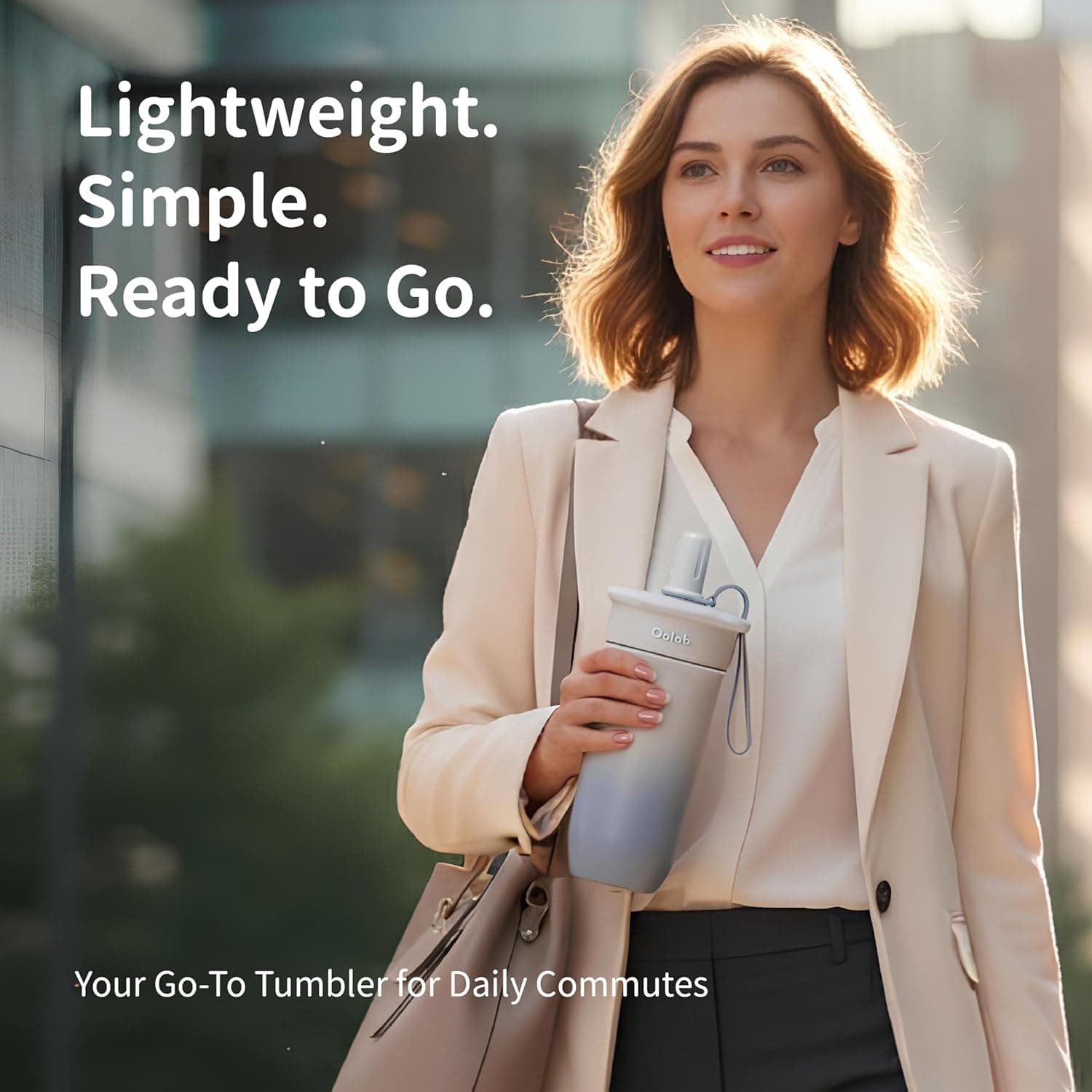 Oolab 800ml Bubble Tea Tumbler with Straw - Roasted Milk thumbnail 5