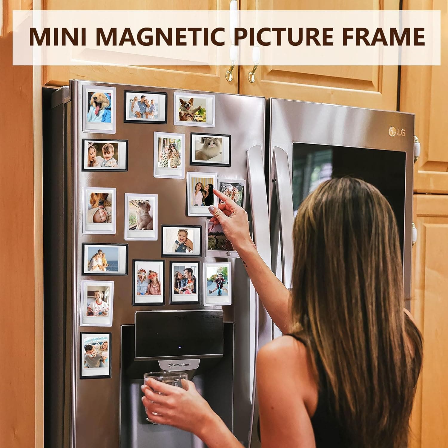 CAIYOULE 30 Pack Mini Magnetic Pocket Picture Frames thumbnail 4