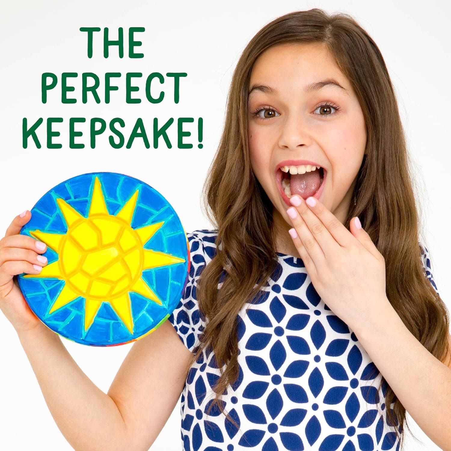 Creative Roots Mosaic Sun Stepping Stone Kit thumbnail 5