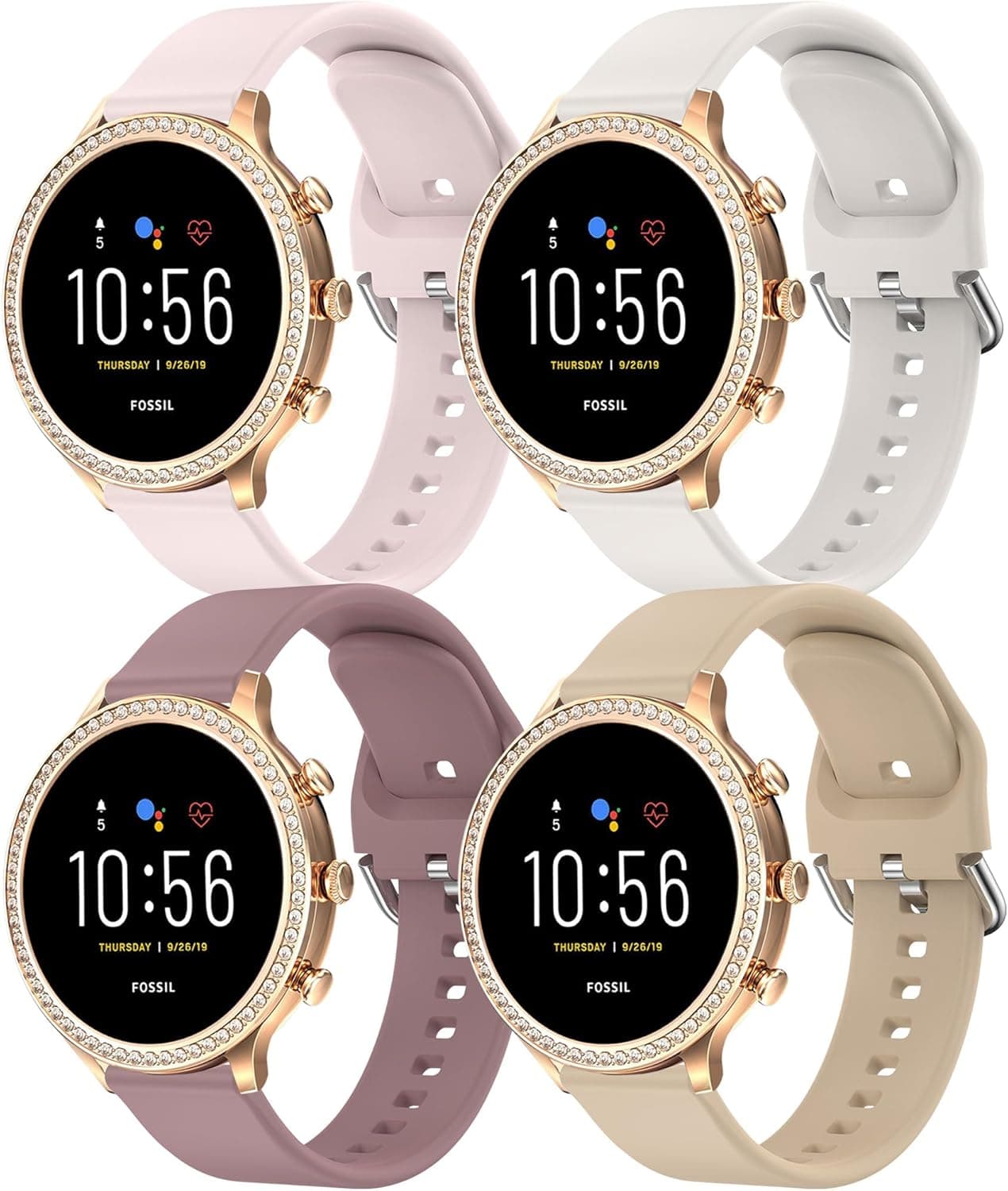 Mugust Silicone Bands for Fossil Women image 1