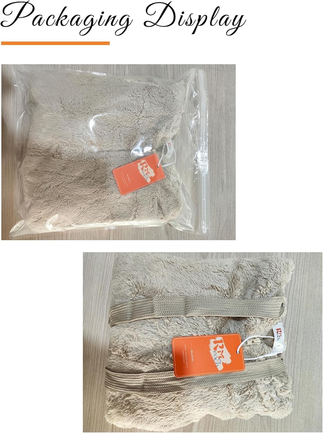 ReachMe Womens Oversized Sherpa Pullover Hoodie with Pockets Fuzzy Fleece Sweatshirt Plaid Fluffy Jacket Coat(A Khaki,L) : Clothing, Shoes &amp; Jewelry thumbnail 4