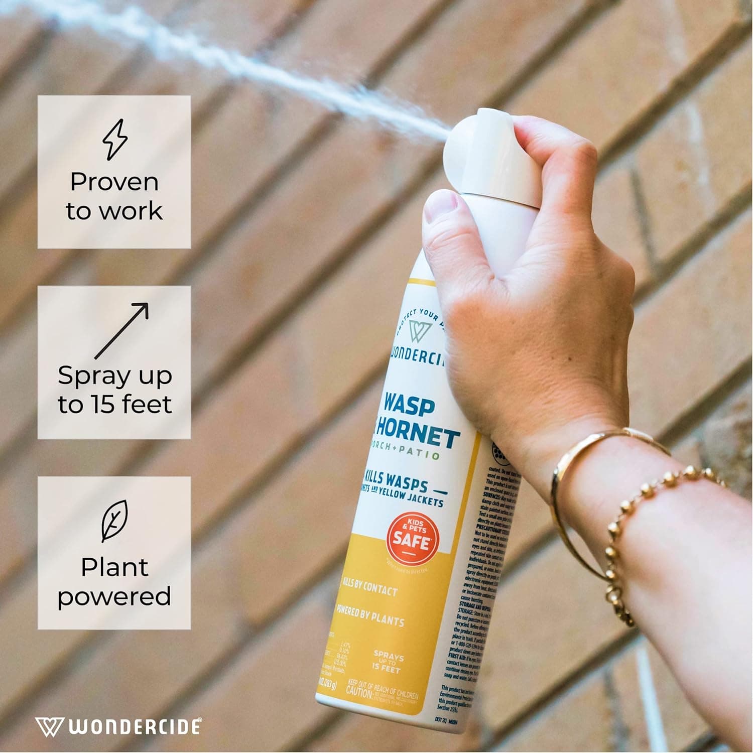 Wondercide Wasp and Hornet Killer Aerosol Spray - 2 Pack thumbnail 4