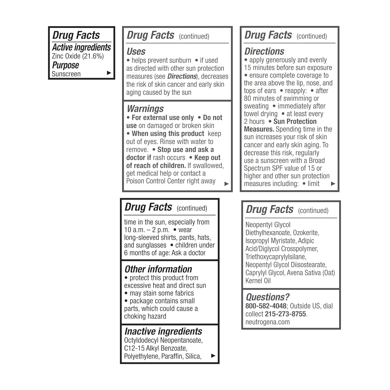 Neutrogena Sheer Zinc Oxide Kids Mineral Sunscreen Stick SPF 50+ thumbnail 5