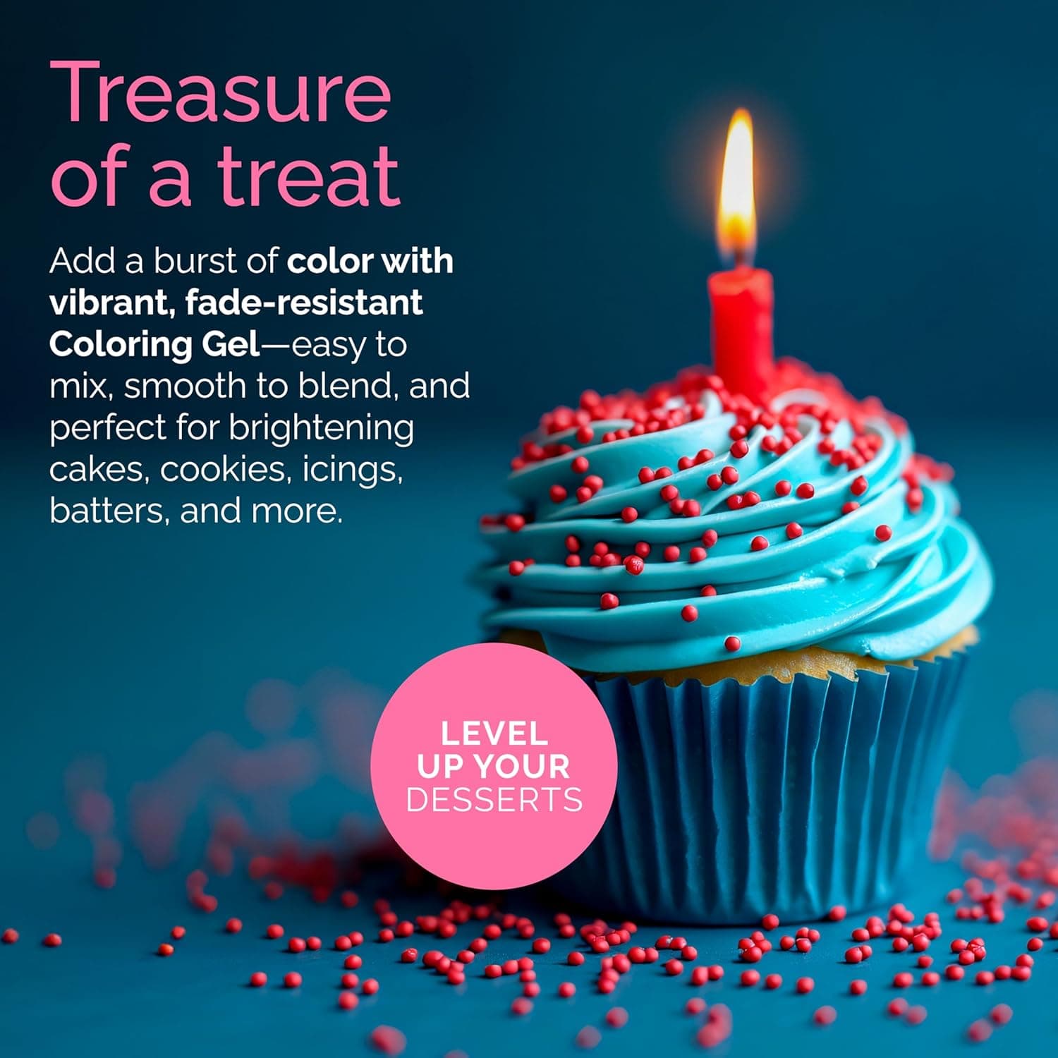 Cake Craft Coloring Gel Kit– 12 Vibrant Colors | Edible Food Coloring for Icing, Fondant, Cake Batter, Cookies &amp; More | Concentrated Formula : Grocery &amp; Gourmet Food thumbnail 3