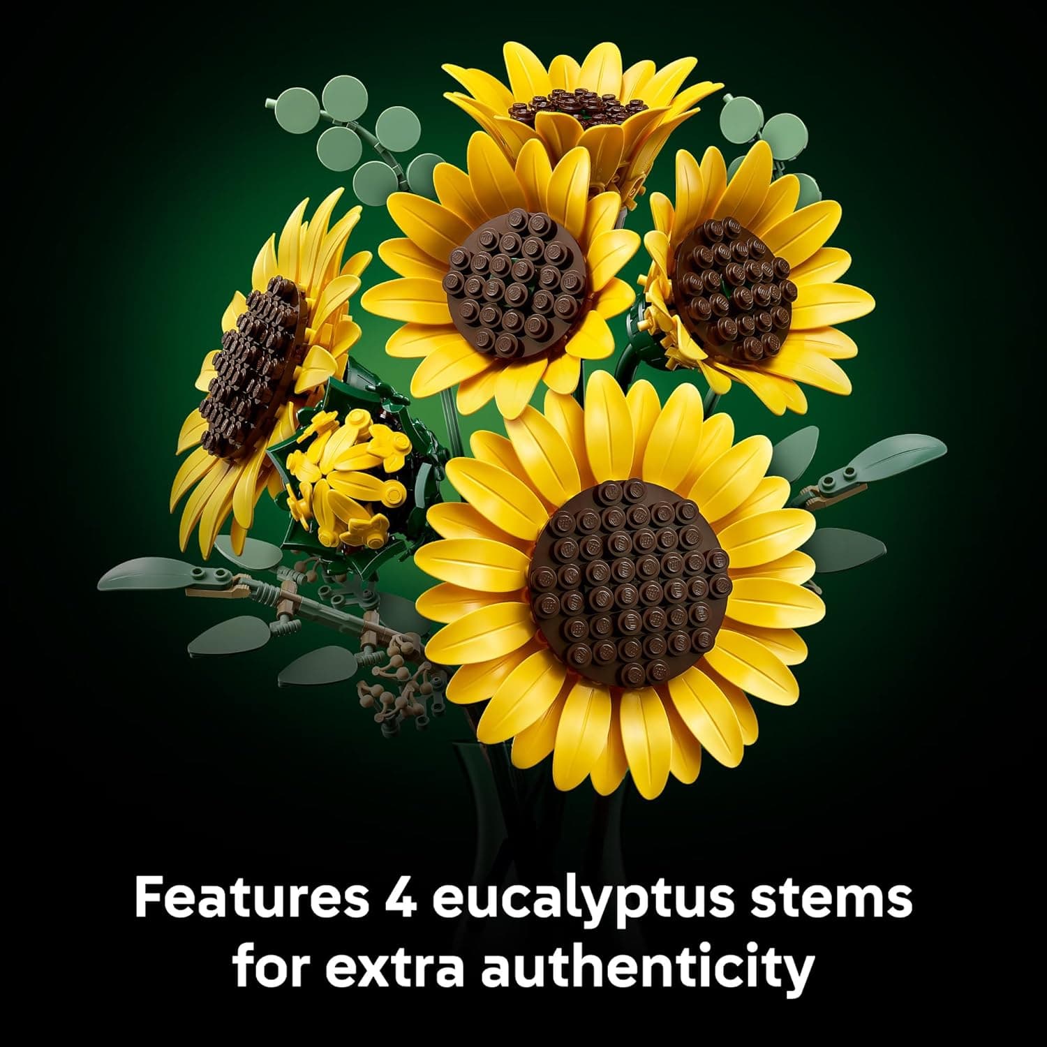 LEGO Botanicals Sunflower Bouquet Building Set for Adults, Ages 18+ - Artificial Flowers for Home Office, Bedroom or Desk Decor - Gifts for Women &amp; Men - 11502 : Toys &amp; Games thumbnail 5