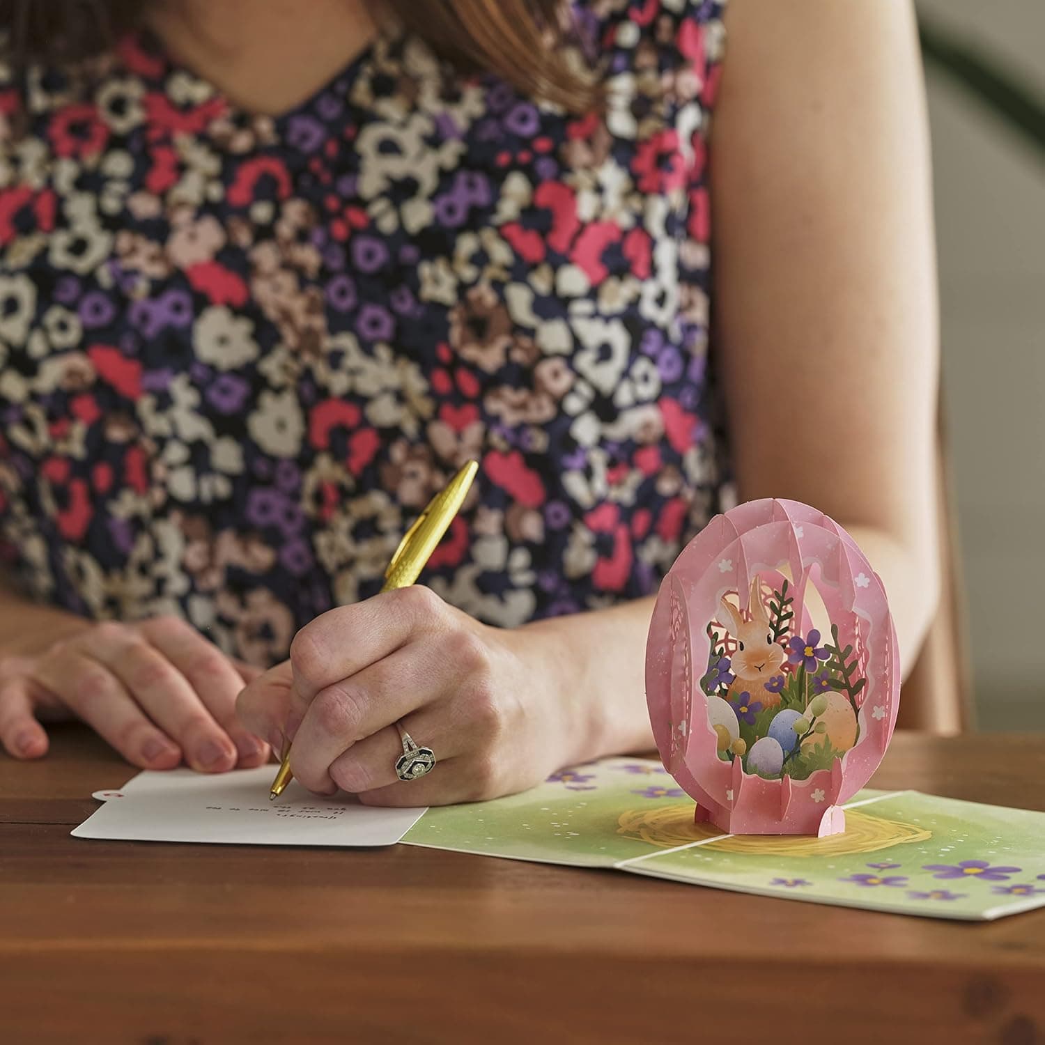 Lovepop Egg 3D Pop-Up Easter Card for Kids - for Boys, Girls, Him, Her - Floral Greeting Card - 5" x 7" - Envelope Included : Office Products thumbnail 3