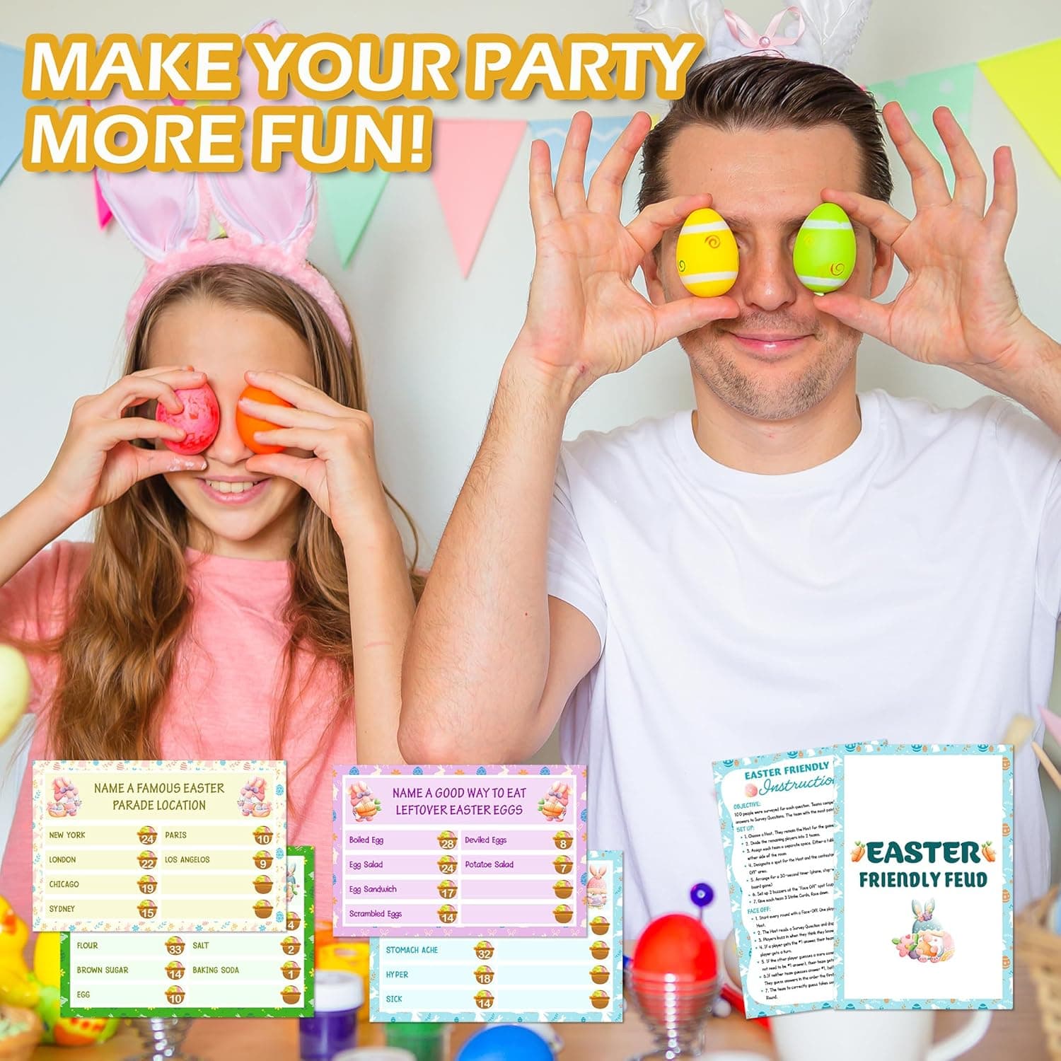 Easter Party Games for Adults - Easter Friendly Feud Game thumbnail 5