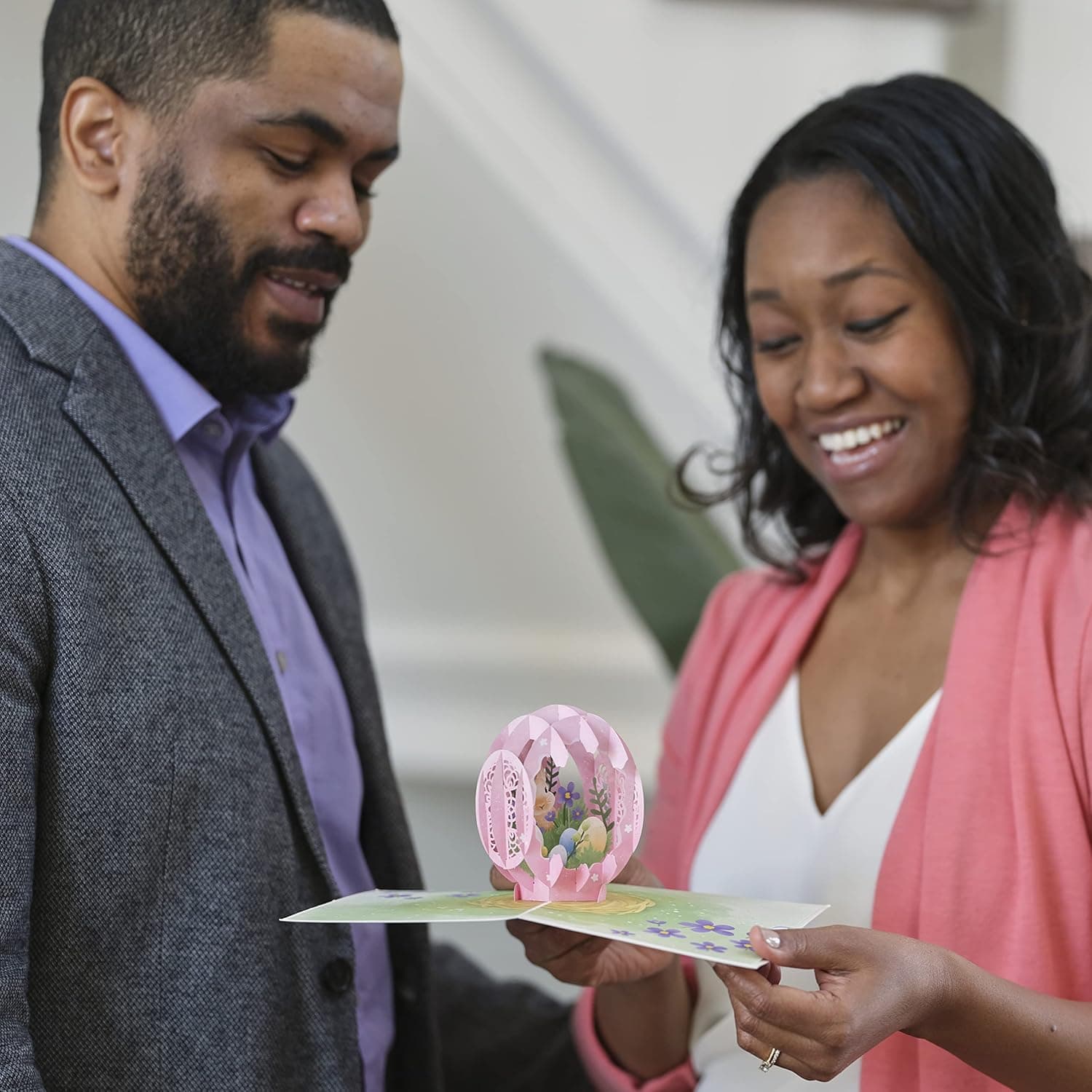 Lovepop Egg 3D Pop-Up Easter Card for Kids - for Boys, Girls, Him, Her - Floral Greeting Card - 5" x 7" - Envelope Included : Office Products thumbnail 4