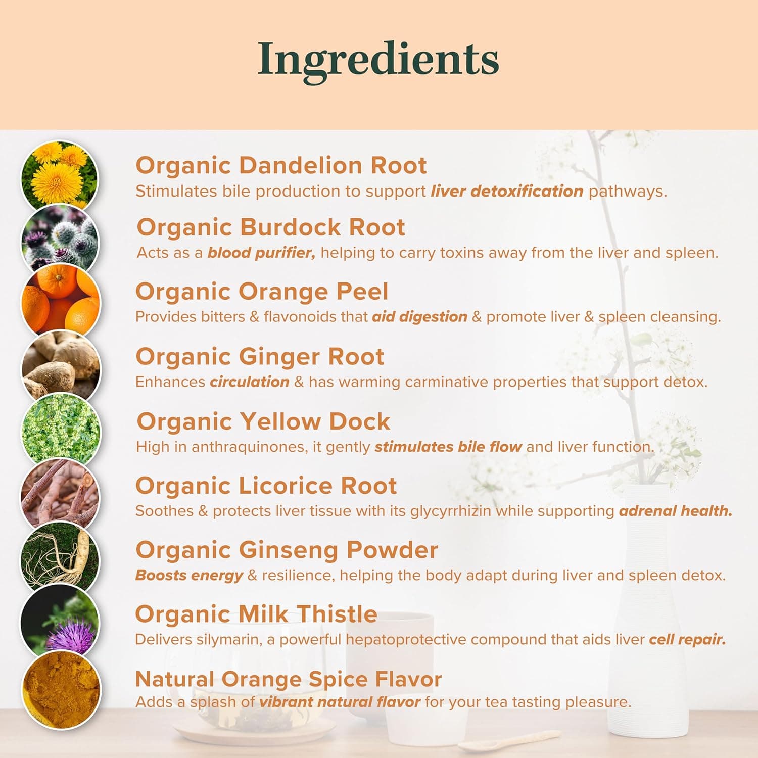 Jade Tea Organic Liver & Spleen Detox Tea thumbnail 4