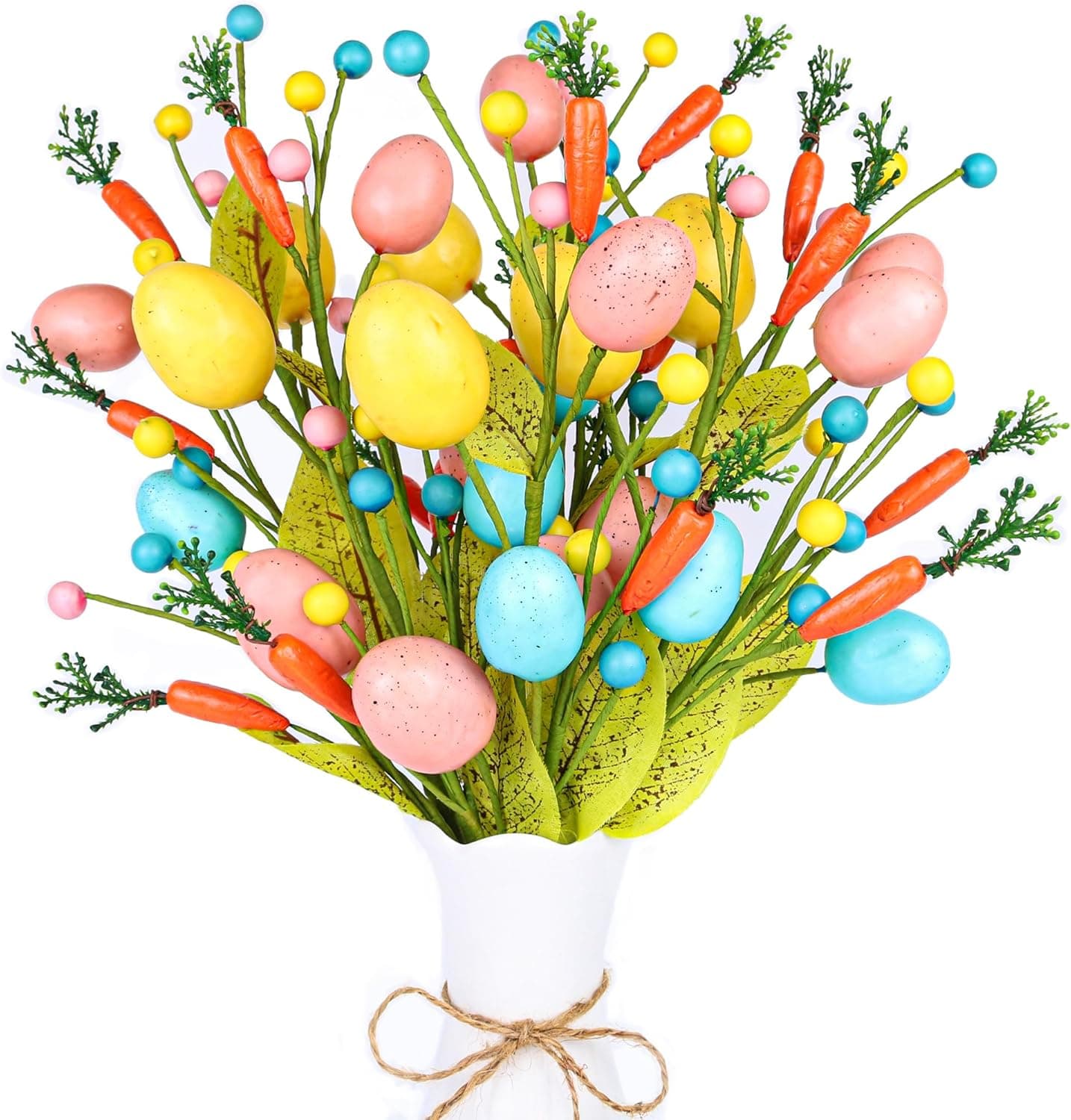 Lotus Hills Easter Stems with Eggs, Carrots and Berries - 6 Piece Set — Easter Gifts gift idea