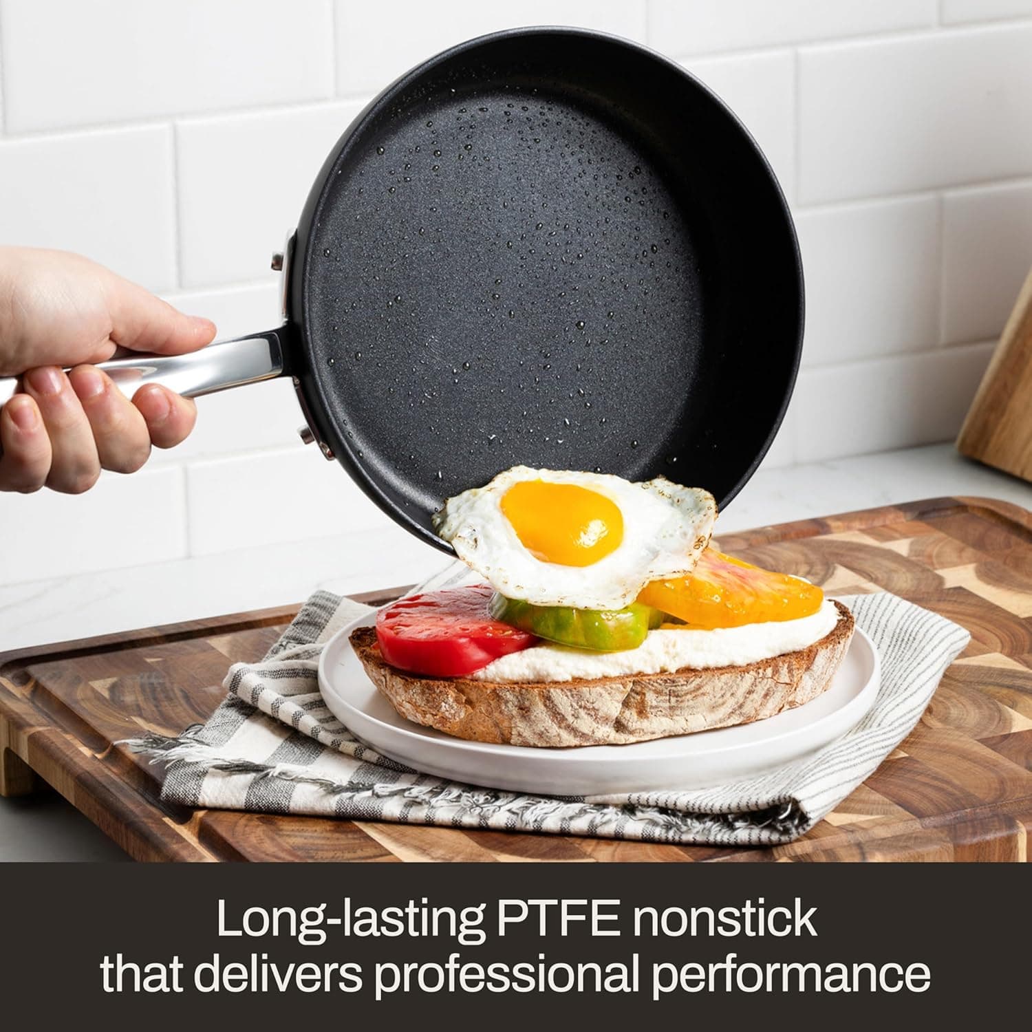 All-Clad HA1 Expert Hard Anodized Nonstick 10" Skillet thumbnail 4