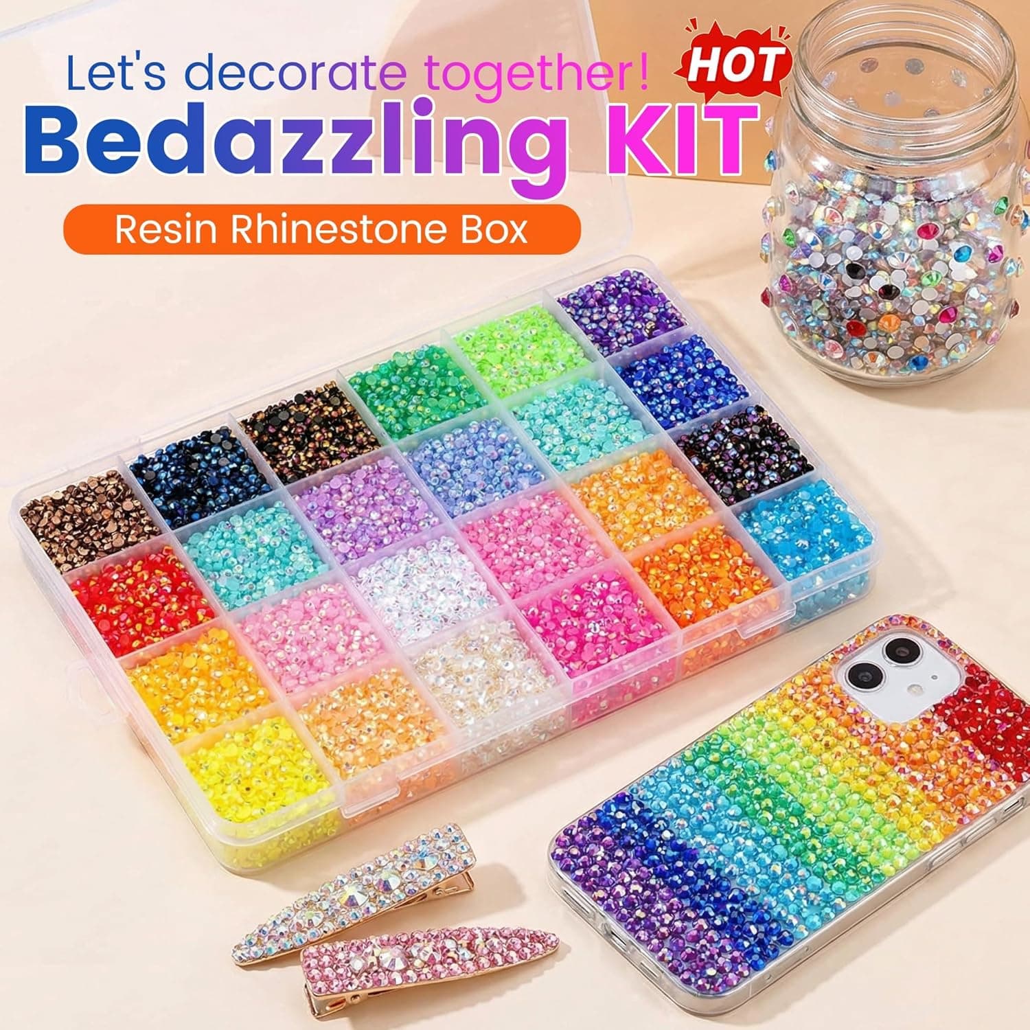Bedazzler Kit with Rhinestones and Jewelry Glue thumbnail 2