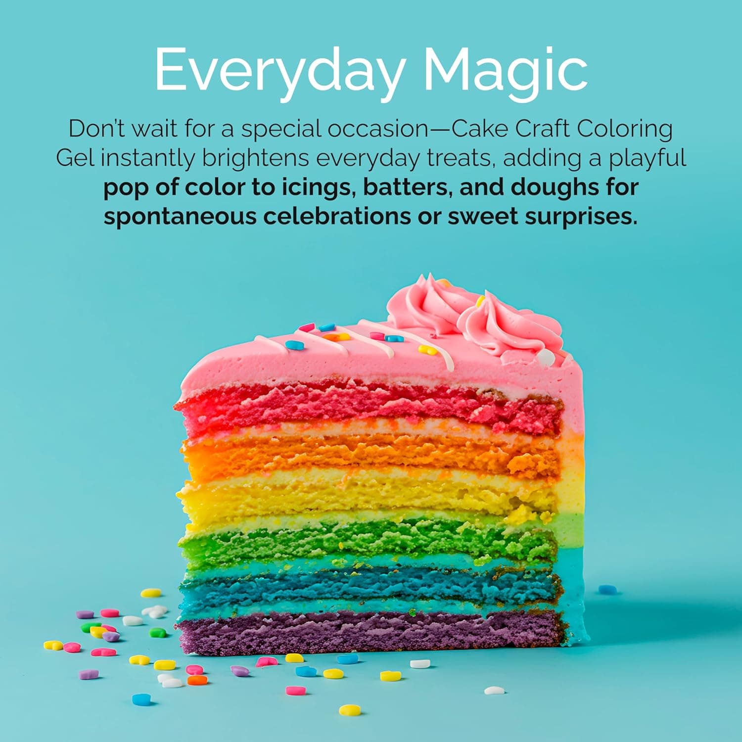 Cake Craft Coloring Gel Kit– 12 Vibrant Colors | Edible Food Coloring for Icing, Fondant, Cake Batter, Cookies &amp; More | Concentrated Formula : Grocery &amp; Gourmet Food thumbnail 5