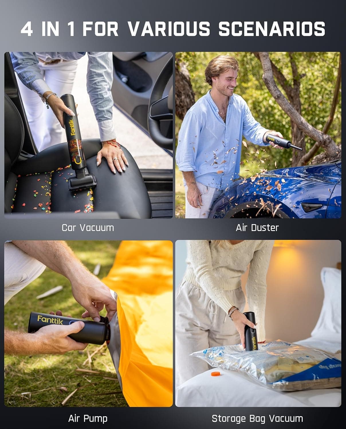 Fanttik Slim V8 APEX Cordless Car Vacuum thumbnail 2