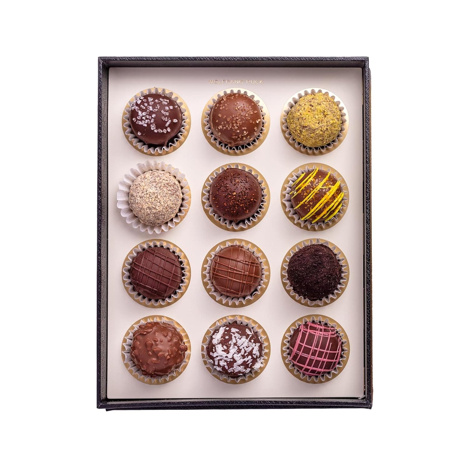 Truffles.com x Wolfgang Puck Limited-Edition Assorted Chocolate Truffles 12-Piece Gift Box thumbnail 4