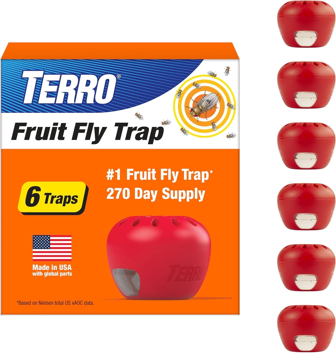 Terro Fruit Fly Traps 6-Pack with 270 Days of Lure Supply — Easter Gifts gift idea