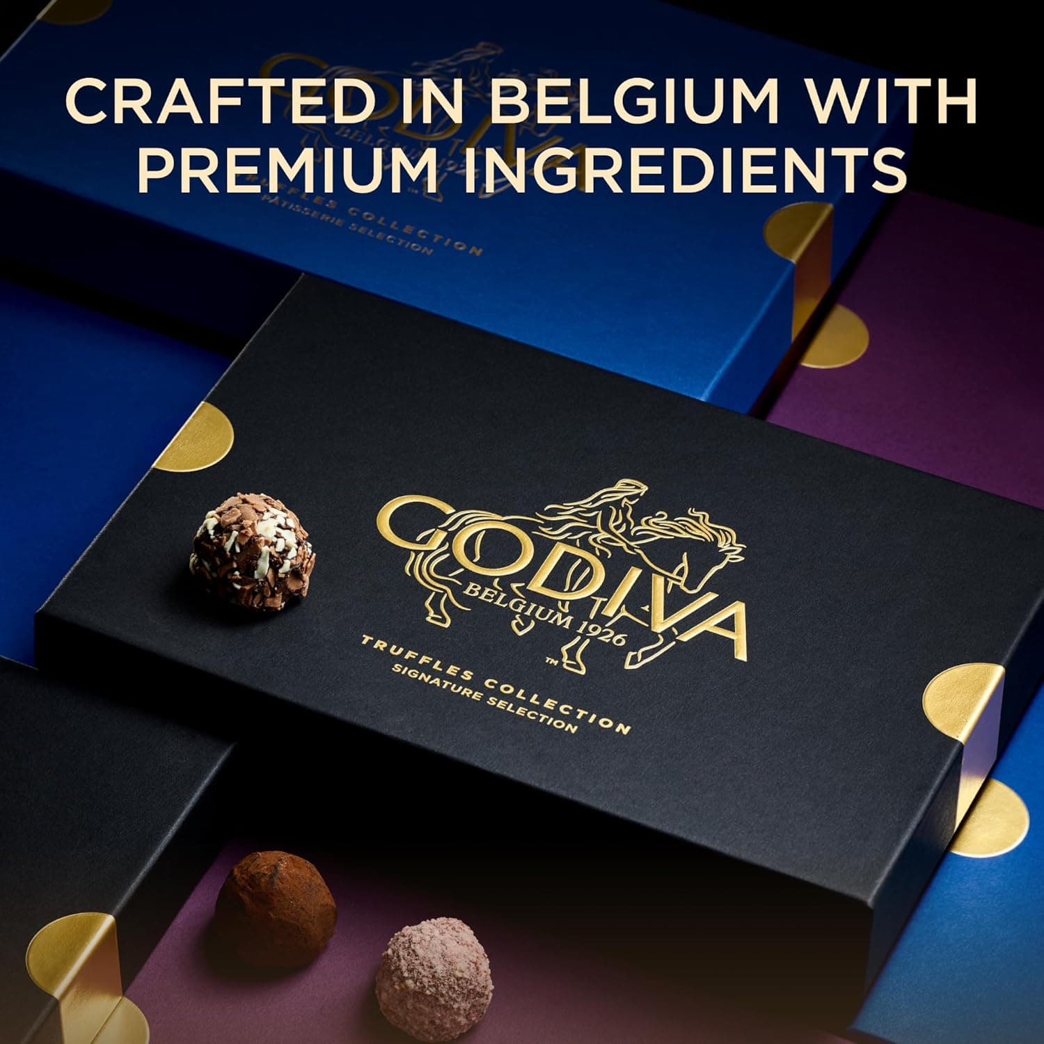 Godiva Signature Truffle Gift Box - 15 Piece Belgian Chocolates thumbnail 4