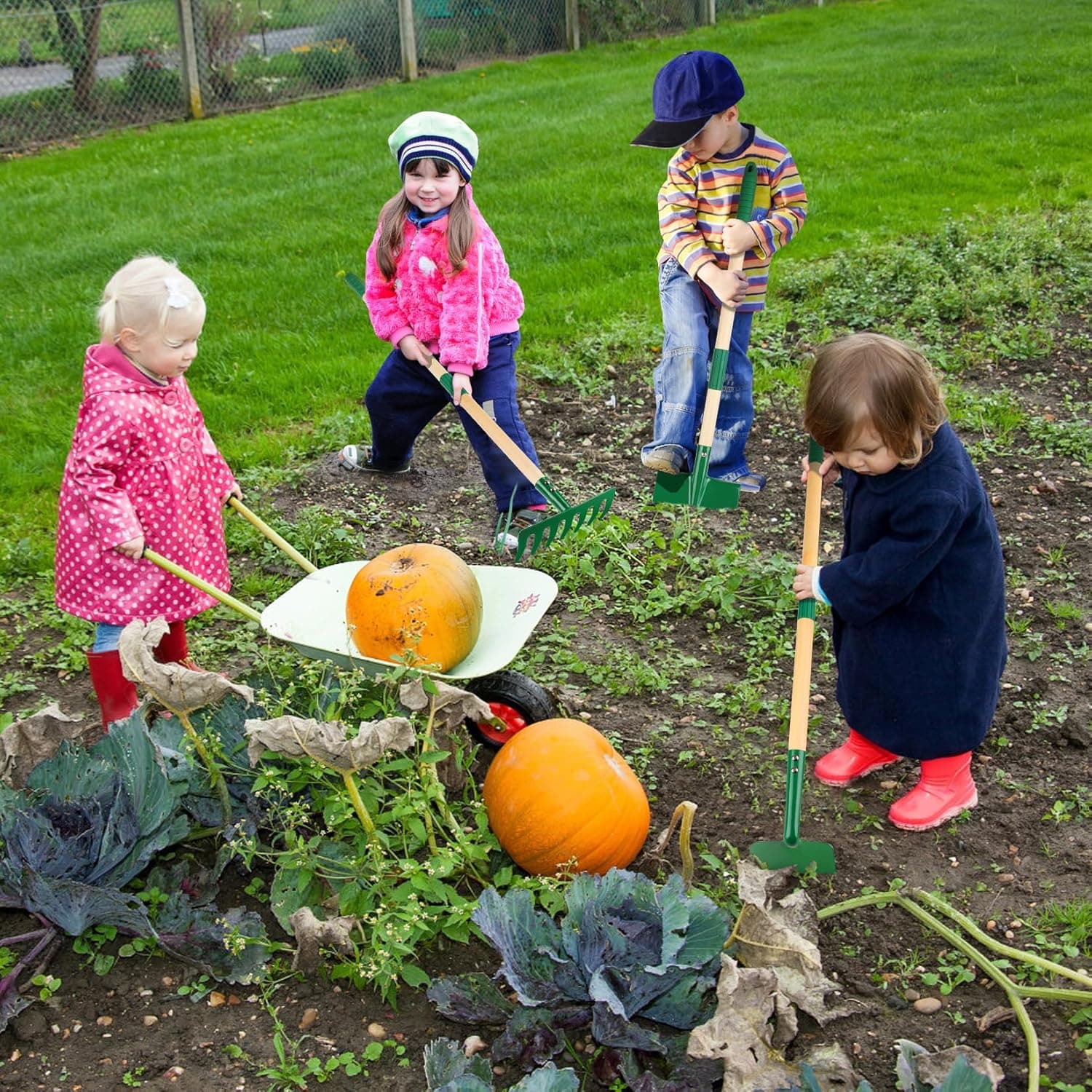 Duckura Kids Gardening Tools Set - 7 Piece Set thumbnail 4