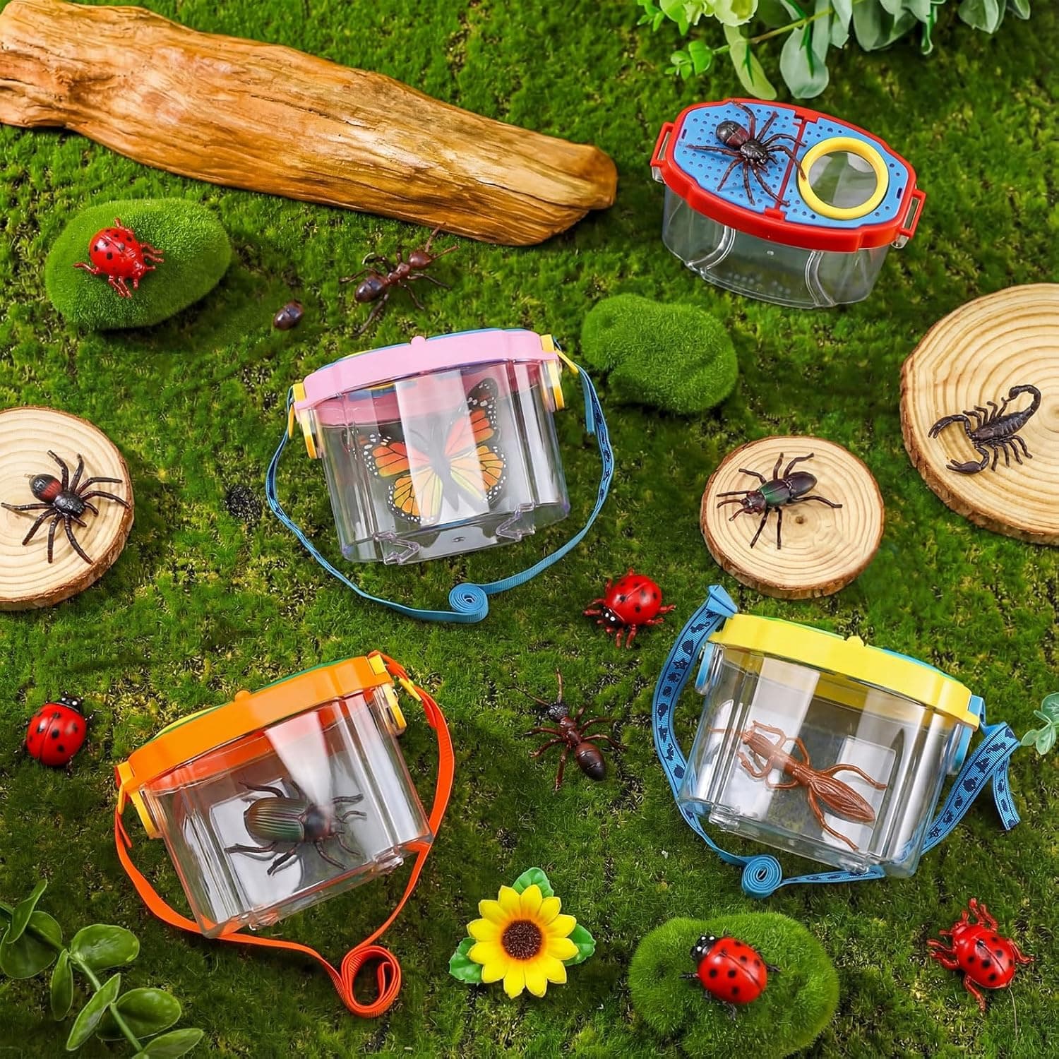 Bug Catcher Kit for Kids with Magnified Viewer and Carry Strap thumbnail 4