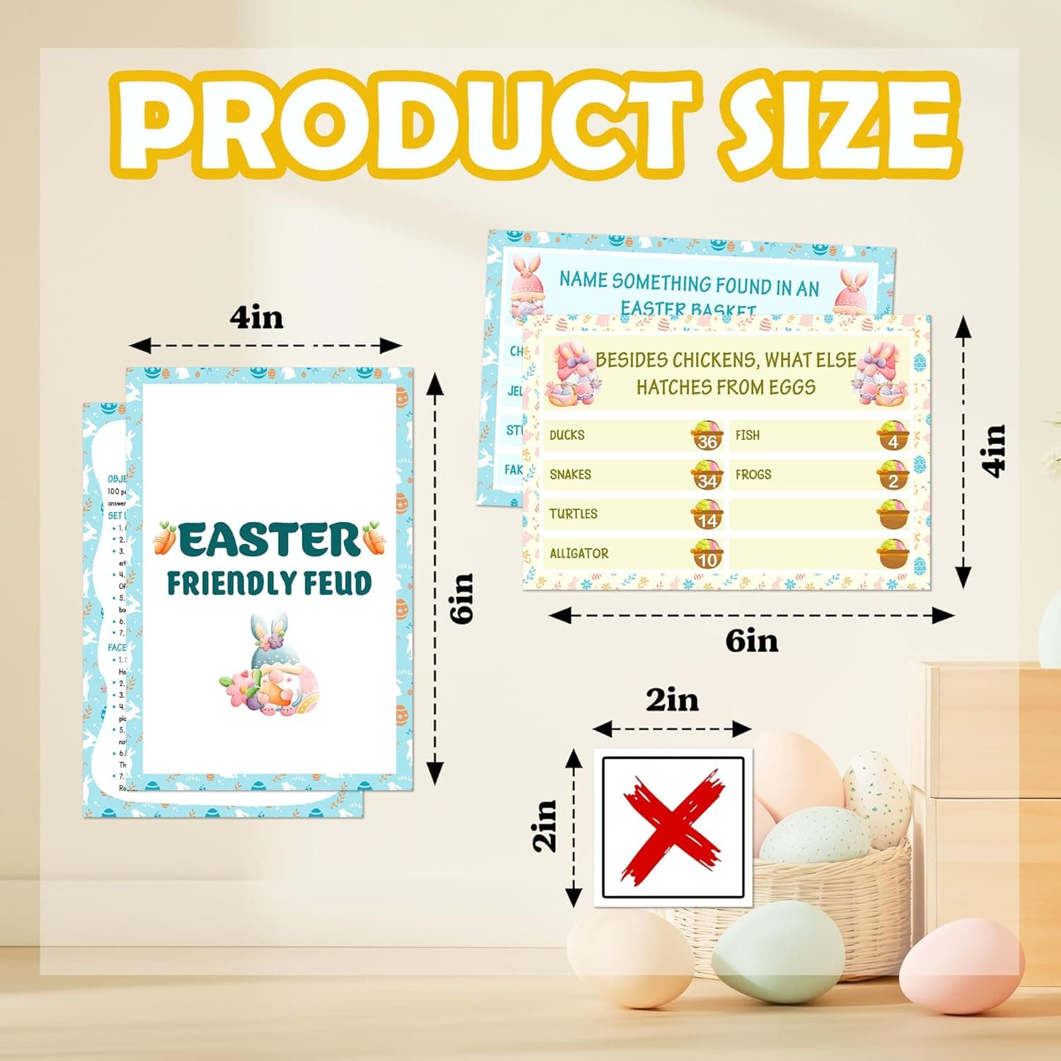 Easter Party Games for Adults - Easter Friendly Feud Game thumbnail 2