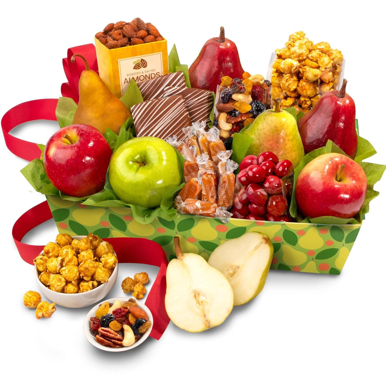 A Gift Inside Orchard Delight Fruit and Gourmet Basket : Grocery &amp; Gourmet Food image 1